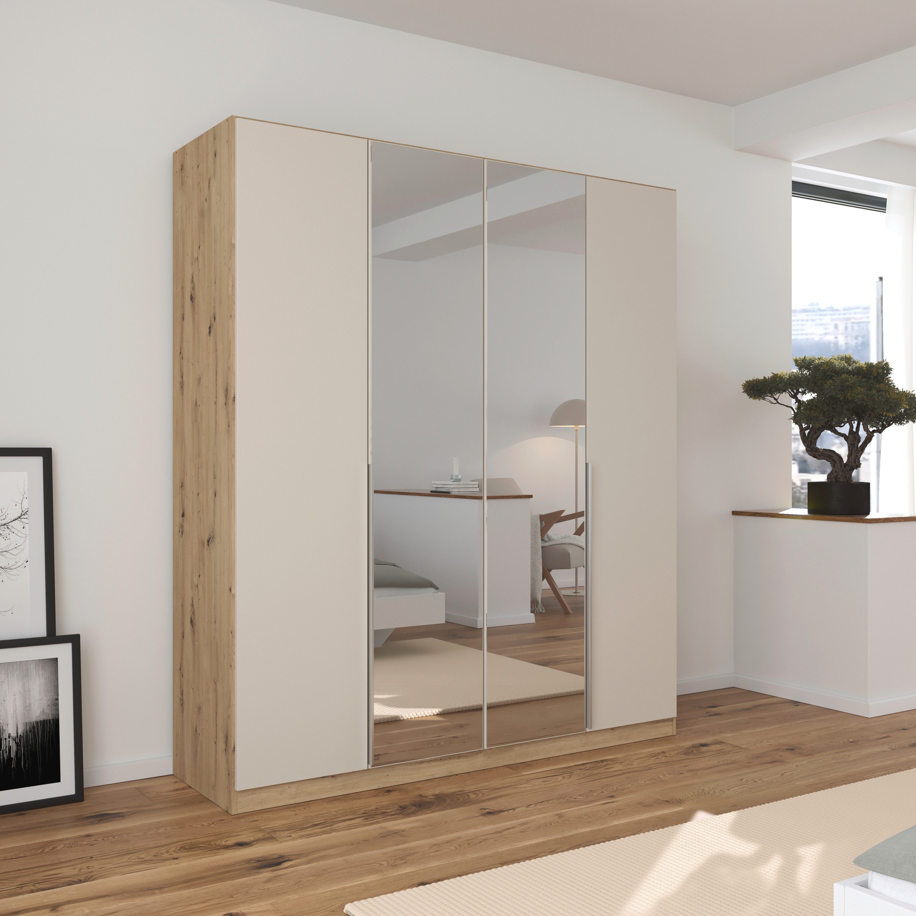 rauch Drehtürenschrank Kleiderschrank Schrank Garderobe AGORDO mit Dekor- o günstig online kaufen