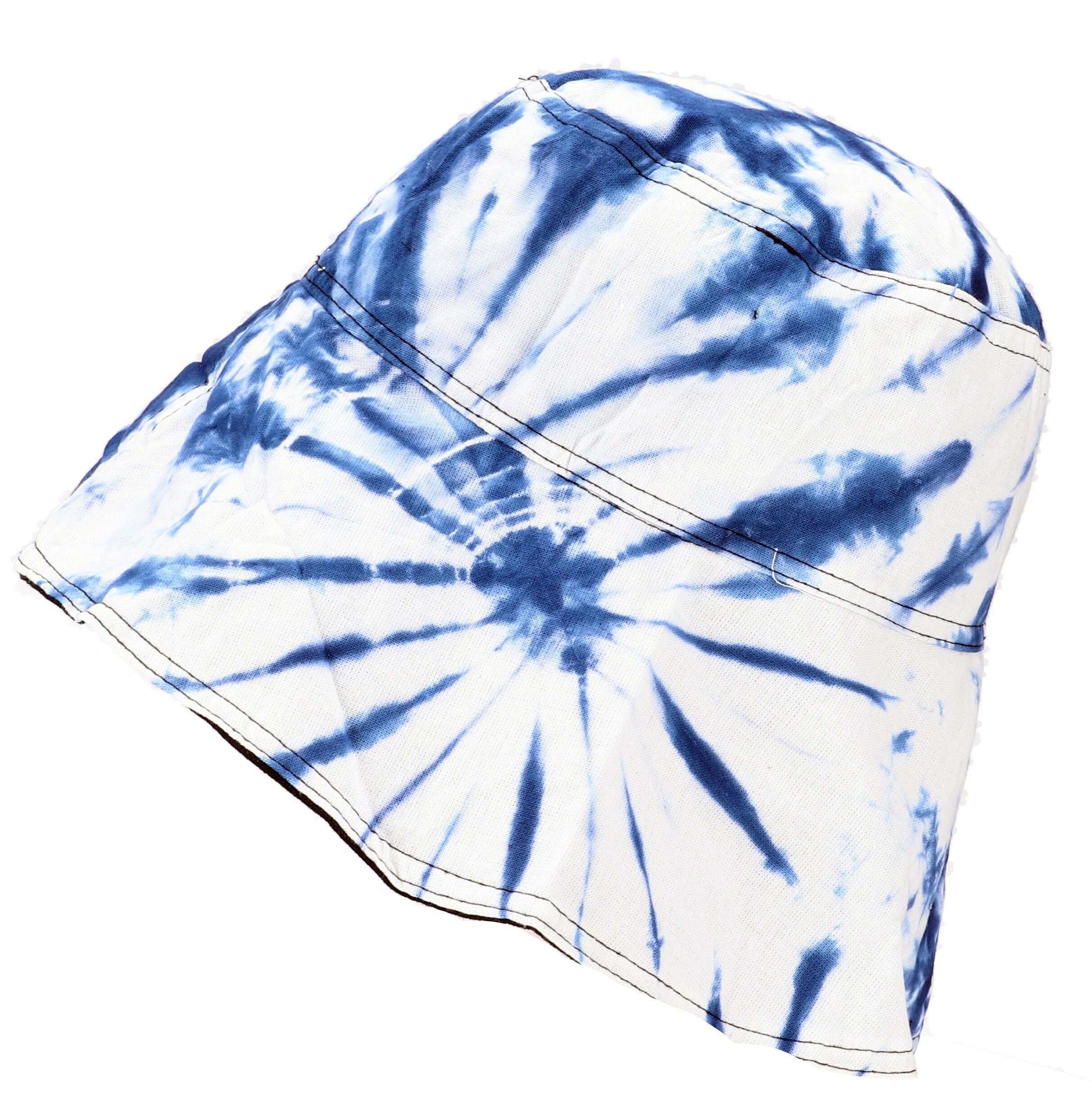 Guru-Shop Strickmütze Sommerhut, Batik Schlapphut, Bucket Hat,..