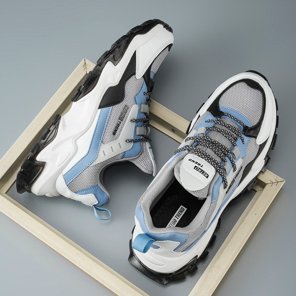 HUSK'SWARE Sneaker (EVA + TPR sorgen für hervorragende Dämpfung und Rückfederung., Schweinsleder kombiniert mit Mesh) Leicht, atmungsaktiv, rutschfest und antib – Bild 5 von 5