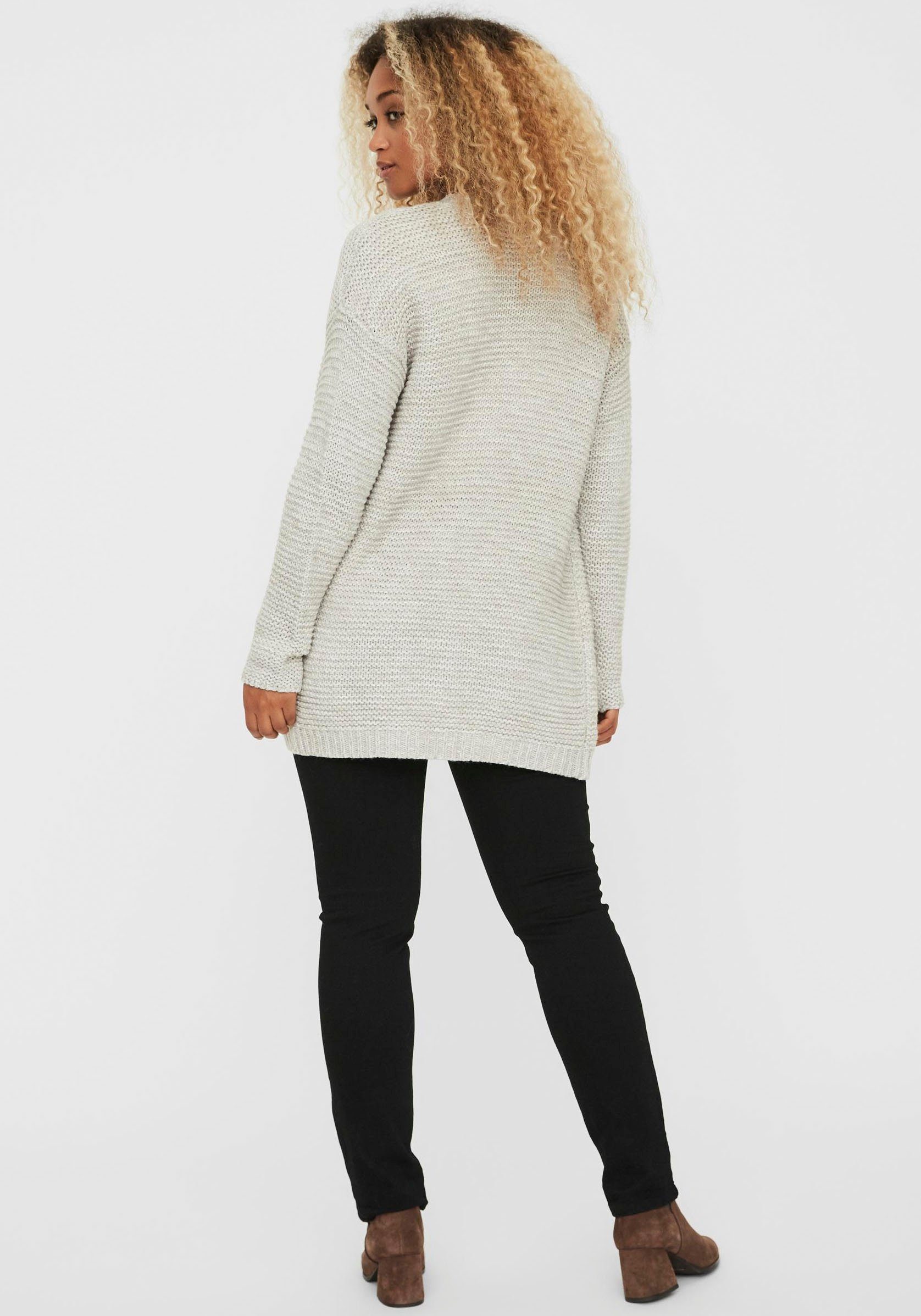 Vero Moda Cardigan VMNO NAME melange light grey LS