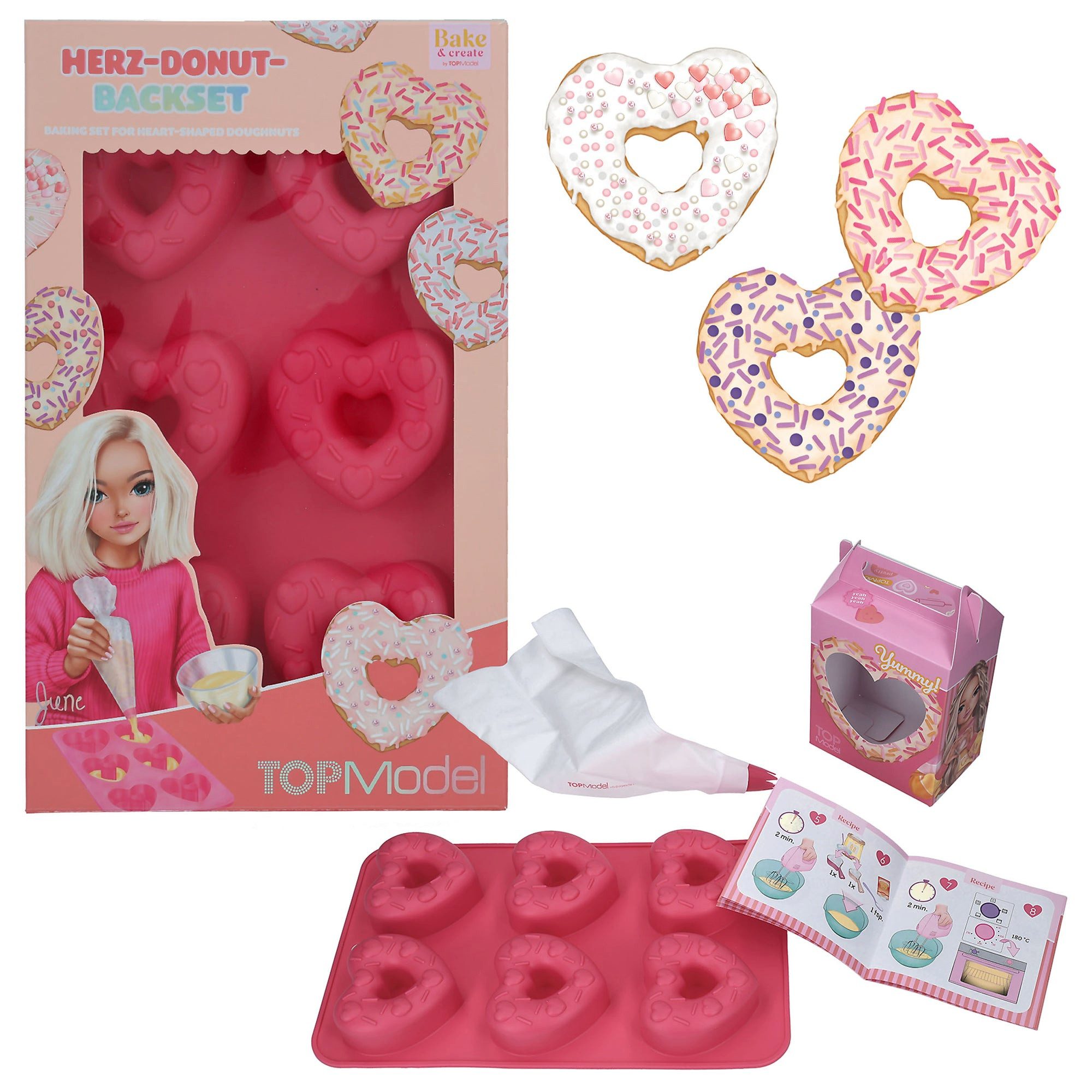 Depesche Spiel TOPModel Backset Herzdonuts BAKE and CREATE von Depesche