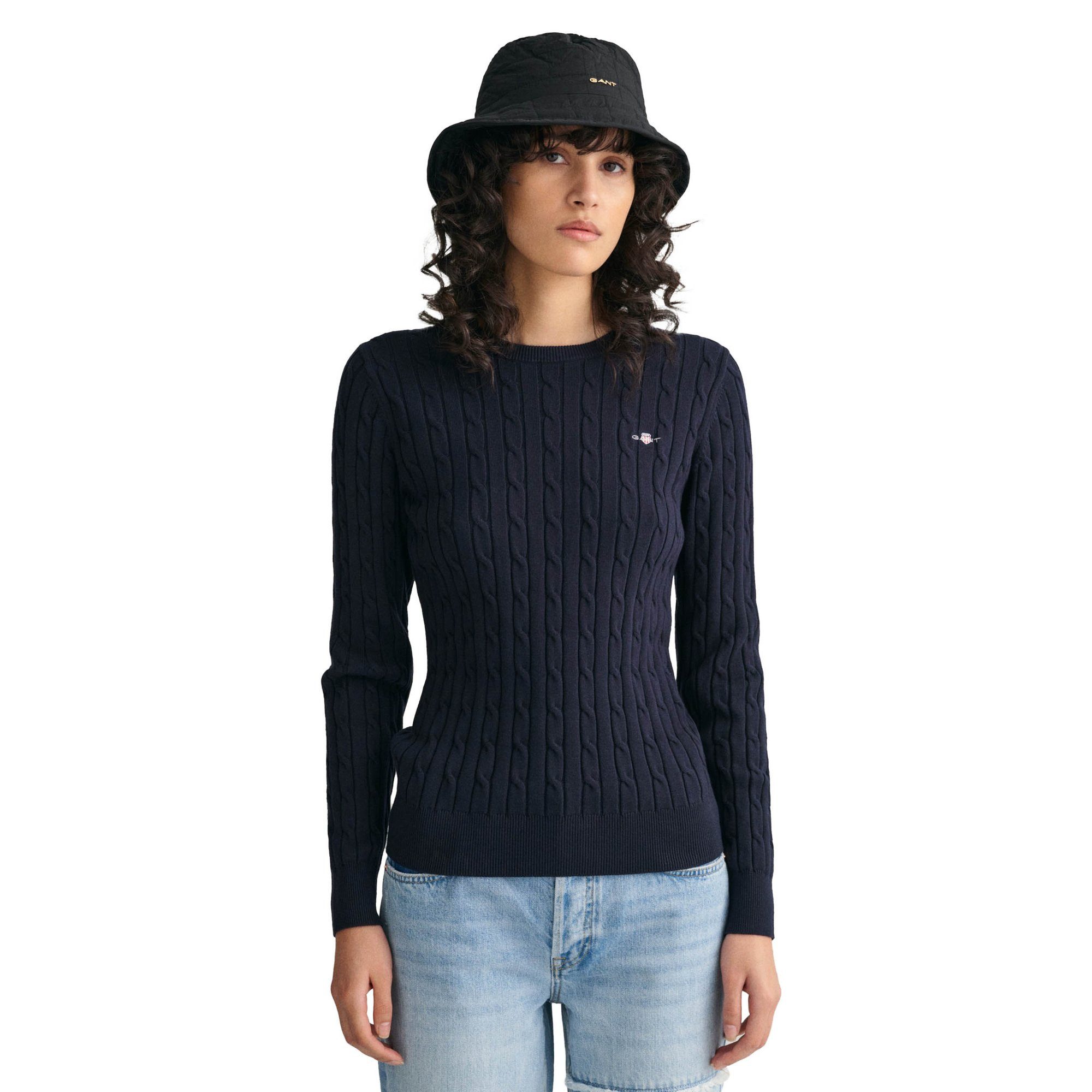 Gant Sweater Damen Strickpullover Baumwolle günstig online kaufen