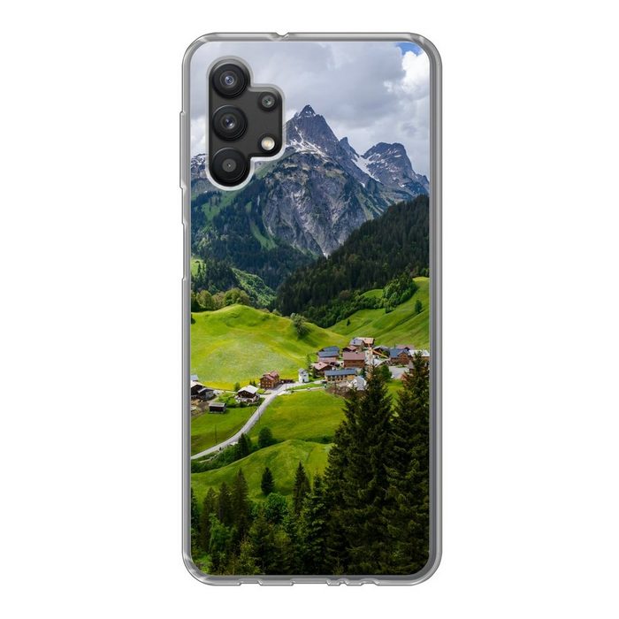 MuchoWow Handyhülle Berge in Österreich Handyhülle Samsung Galaxy A32 5G Smartphone-Bumper Print Handy