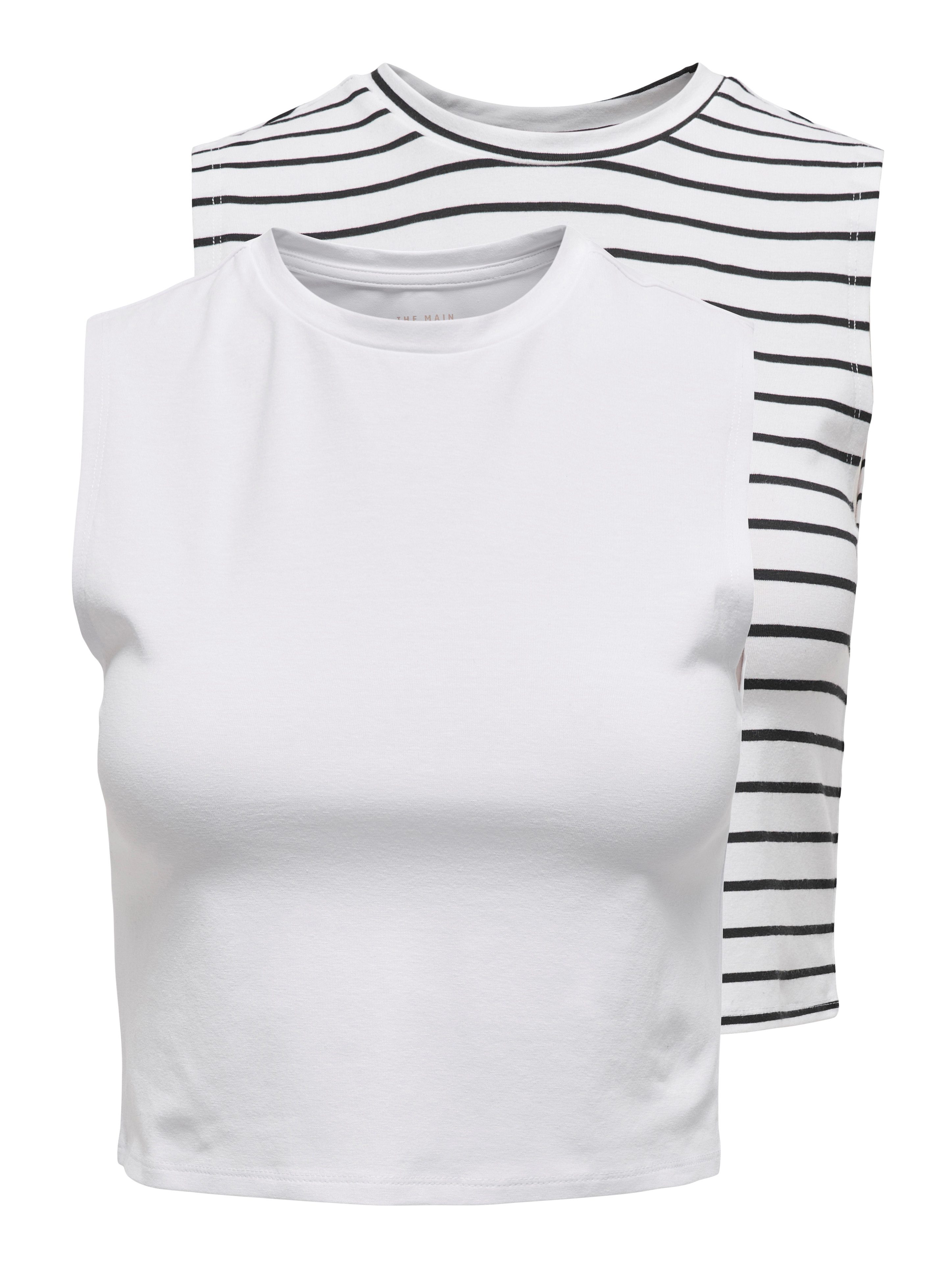 ONLY Crop-Top ONLCHOICE S/L 2-PACK TOP günstig online kaufen