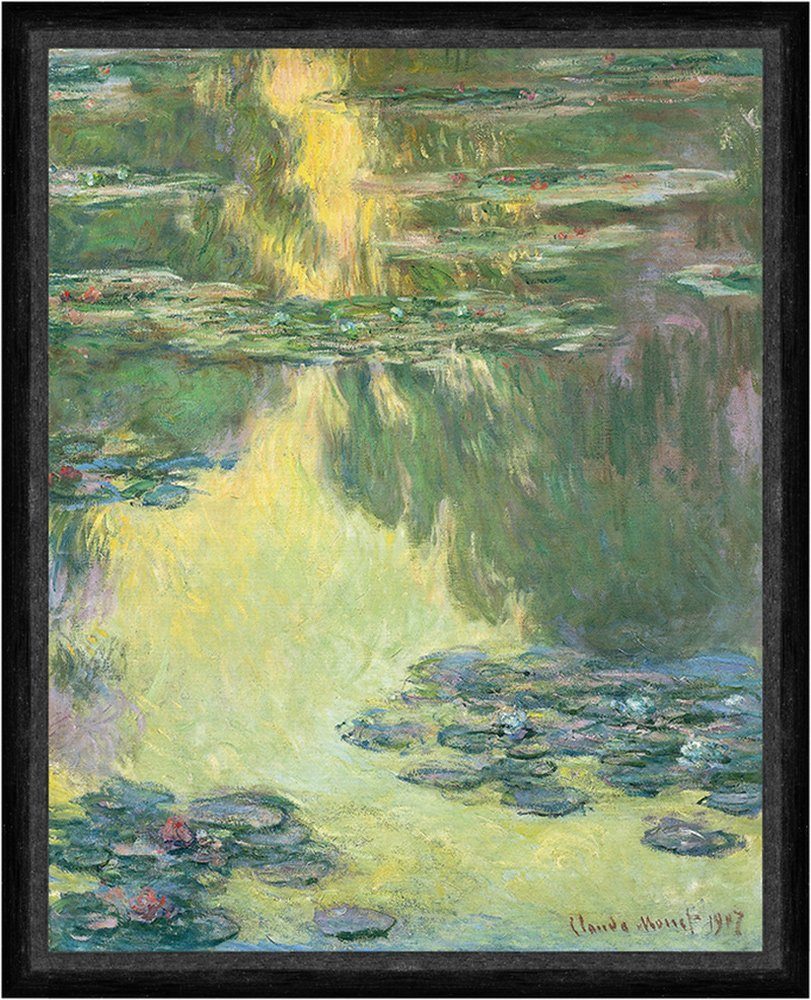 Kunstdruck Waterlilies Claude Wasserlilien Pflanzen Sonne Teich