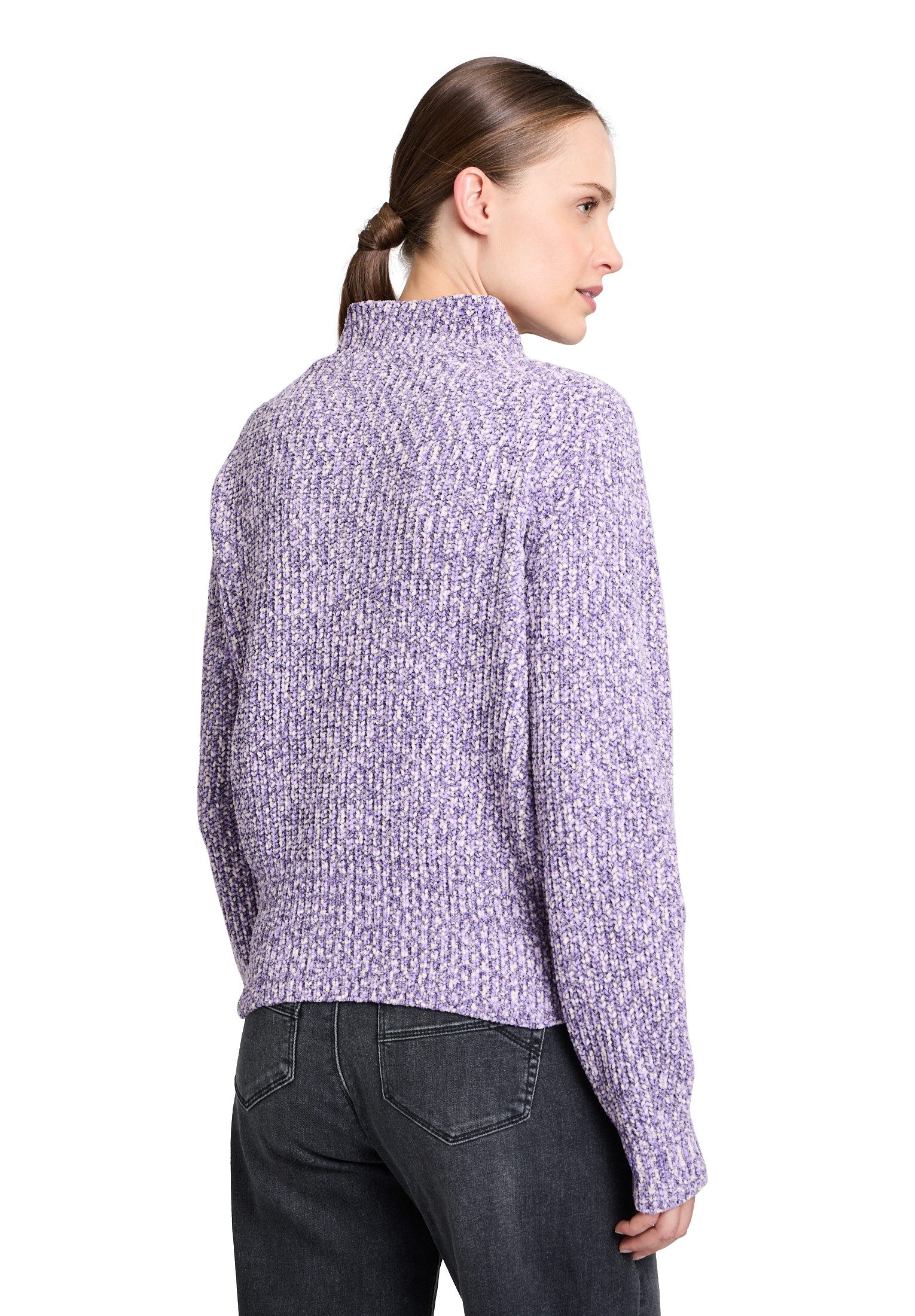 Betty&Co Strickpullover "Betty & Co Grobstrick-Pullover mit Stehkragen", (1 günstig online kaufen