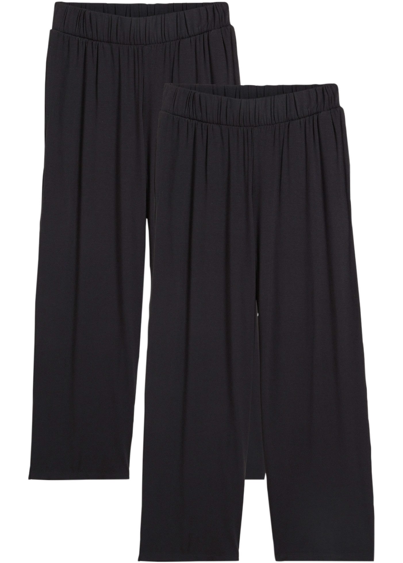 bonprix Jerseyhose (Packung, 2-tlg., 2) 7/8- Shirthose, High-Waist, 2er-Pac günstig online kaufen