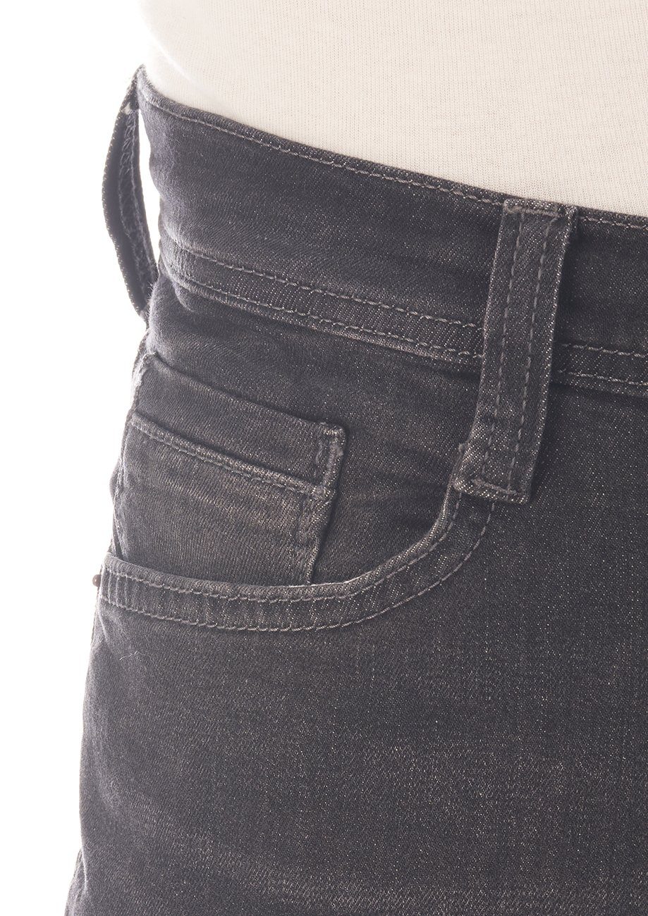 MUSTANG Tapered-fit-Jeans Herren Jeanshose Oregon Hose Black (1009376-883) Denim Denim Stretch Fit mit Tapered
