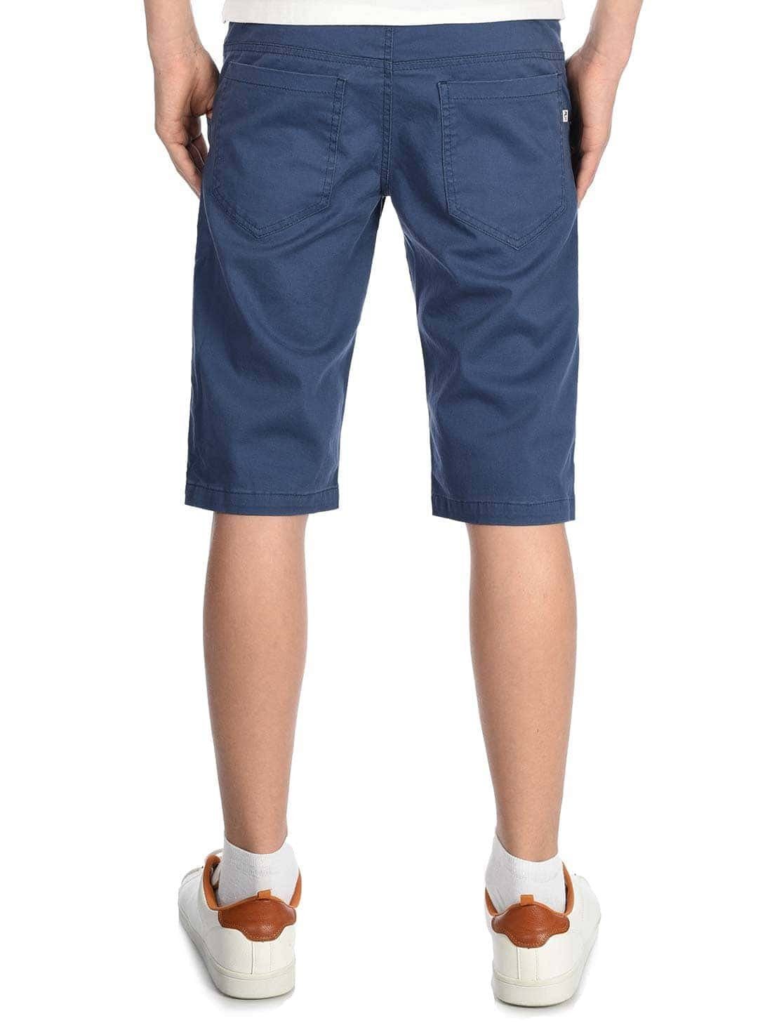 BEZLIT Kinder (1-tlg) Chino mit Blau Shorts Jungen elastischem Bund Chinoshorts