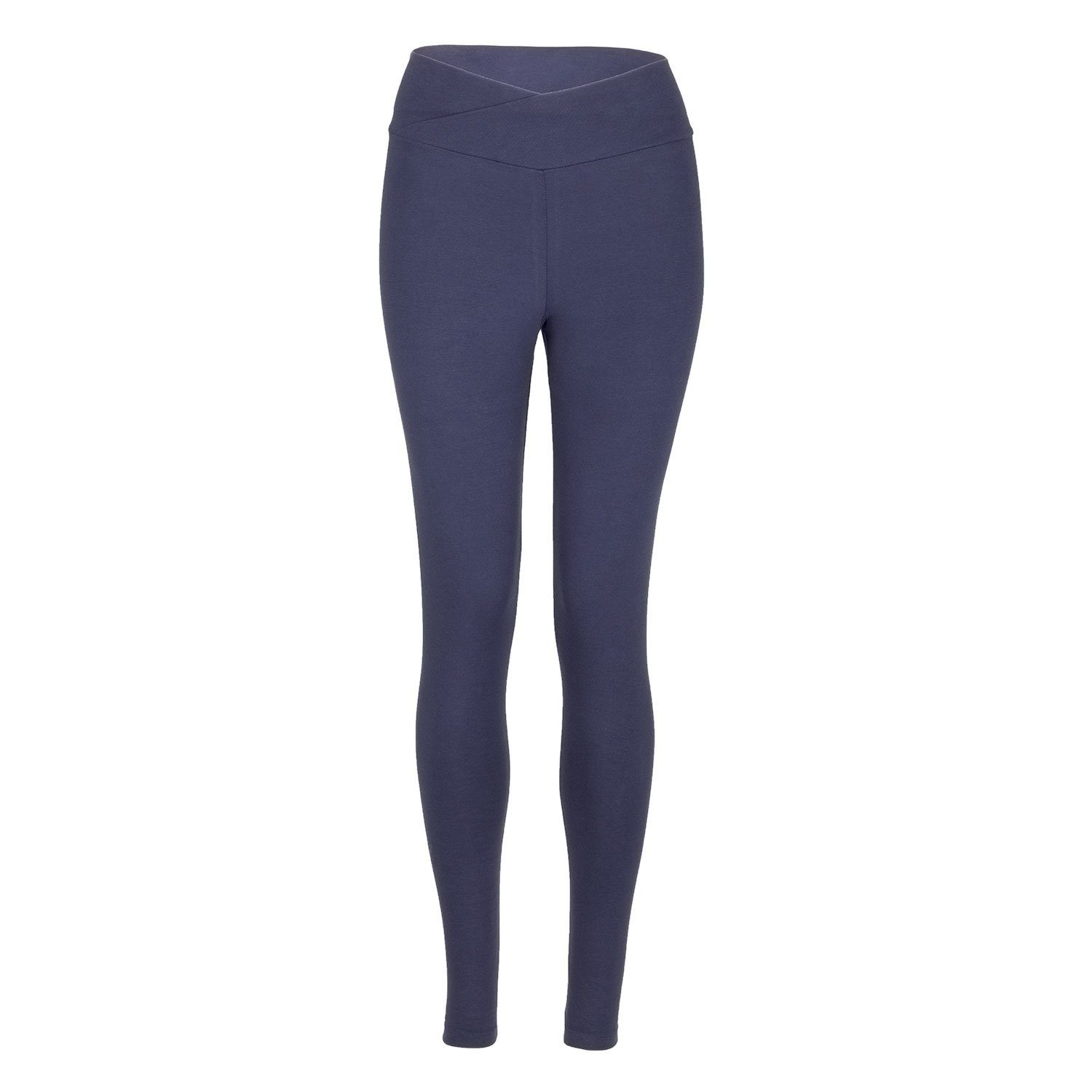 Yogahose Basic Yoga Leggings Crossed Waist