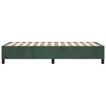 furnicato Bett Bettgestell Dunkelgrün 80x200 cm Samt