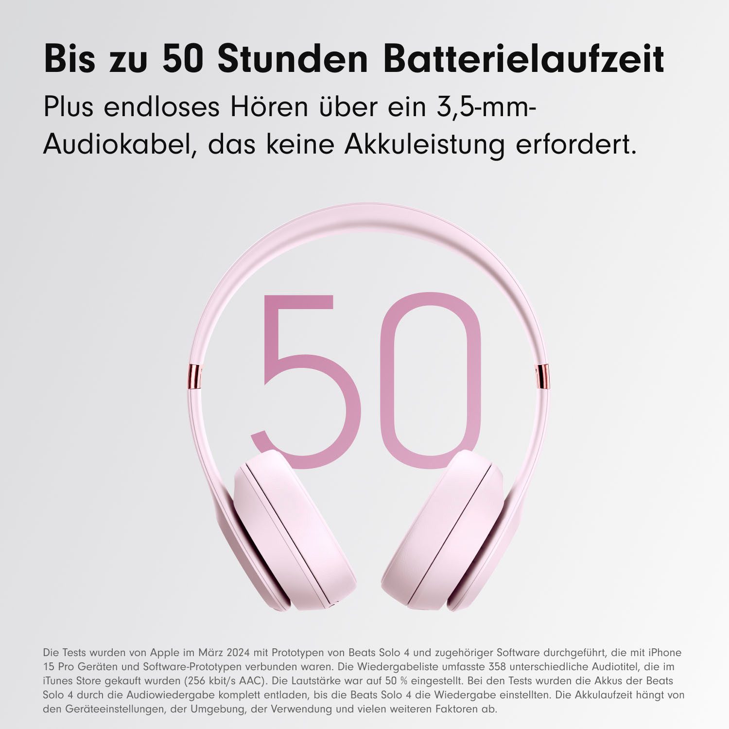 Beats by Dr. Dre Solo 4 On-Ear-Kopfhörer (Freisprechfunktion, Geräuschisolierung, Google Now, Sprachsteuerung, kompatibel mit Siri, Bluetooth)