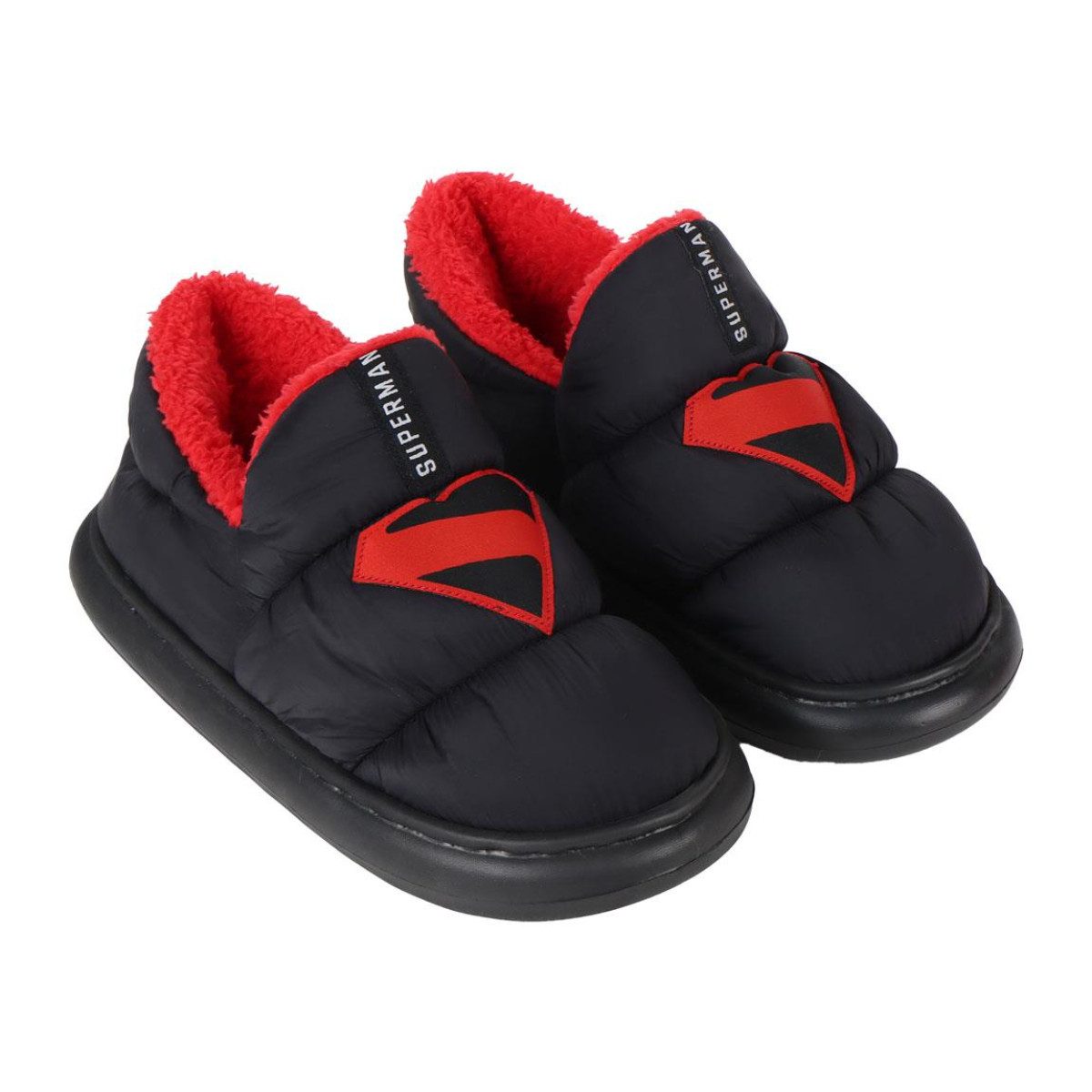 Superman Damen leichte Hausschuhe Hauslatschen Pantoffel