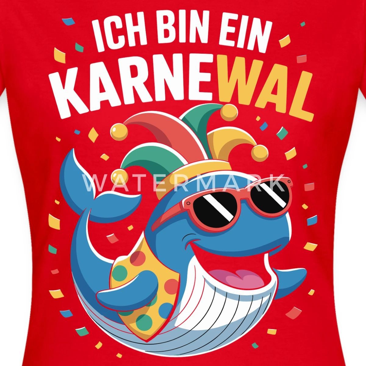 Spreadshirt T-Shirt Ich Bin Ein Karnewal Kostüm Fasching Frauen T-Shirt (1-tlg)