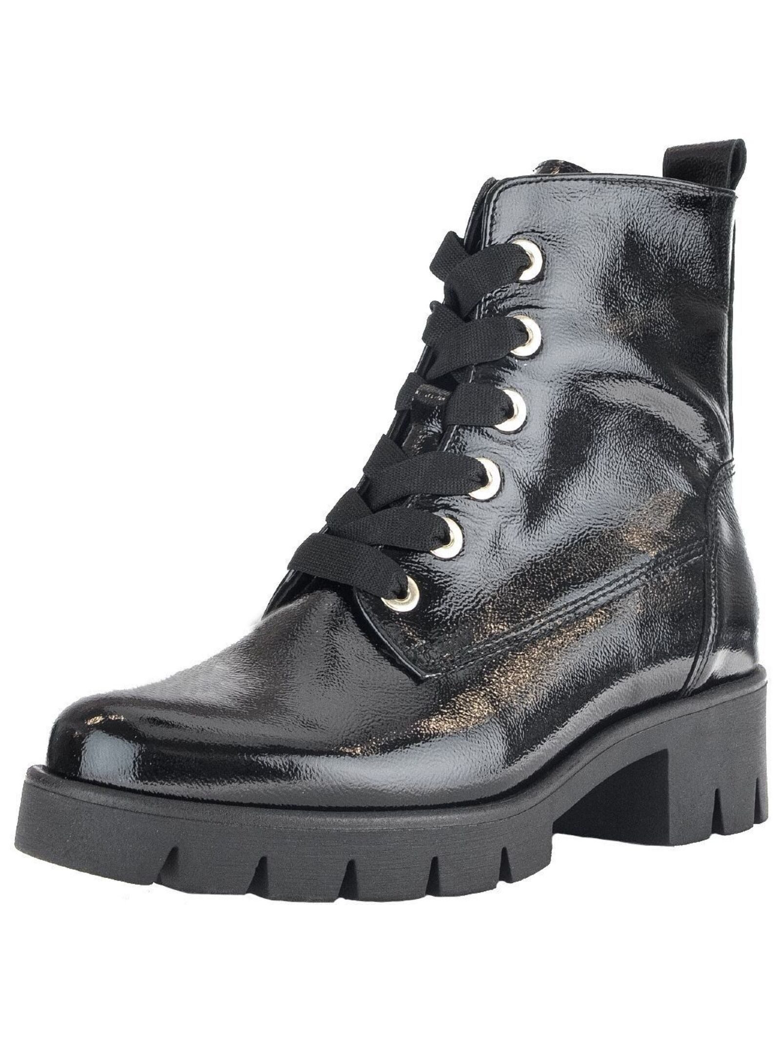 Gabor Stiefelette Leder . Schnürstiefelette