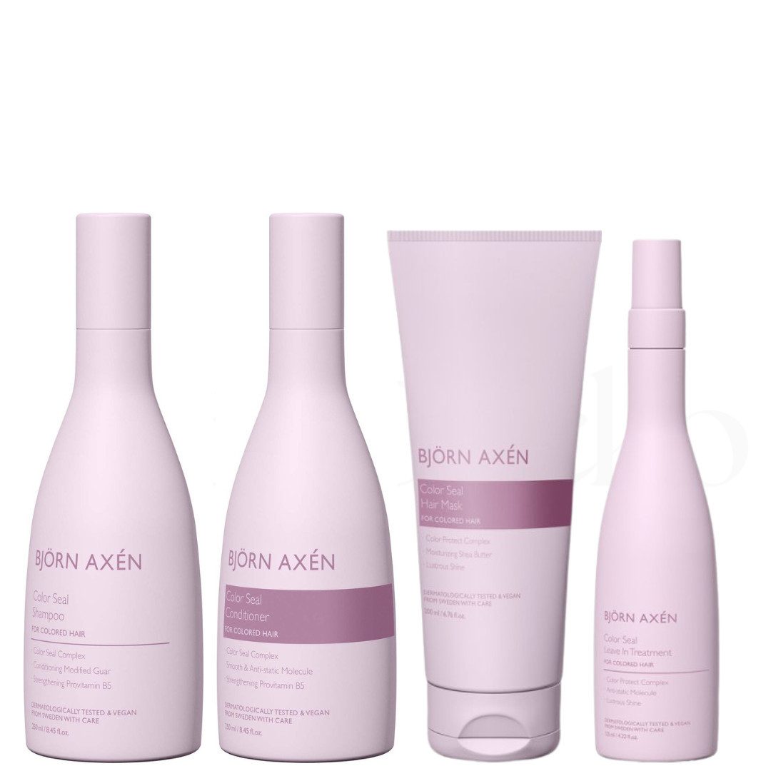 BJÖRN AXÉN Haarpflege-Set Color Seal Set, 4-tlg.