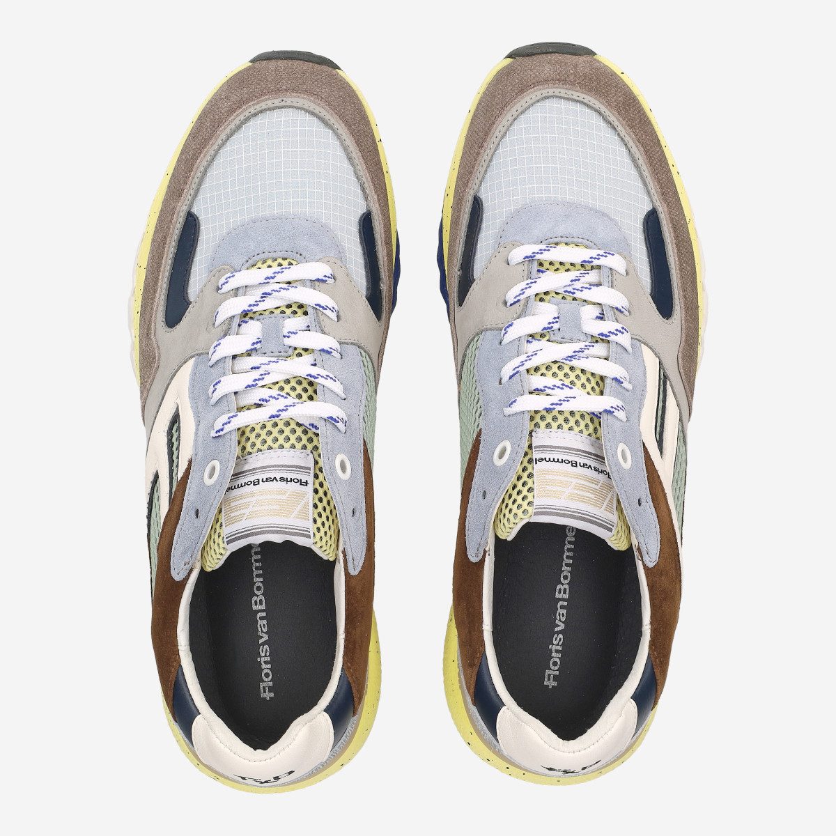 Floris van Bommel Floris van Bommel De Treener, Sneaker, Blau, hell, Herren Sneaker