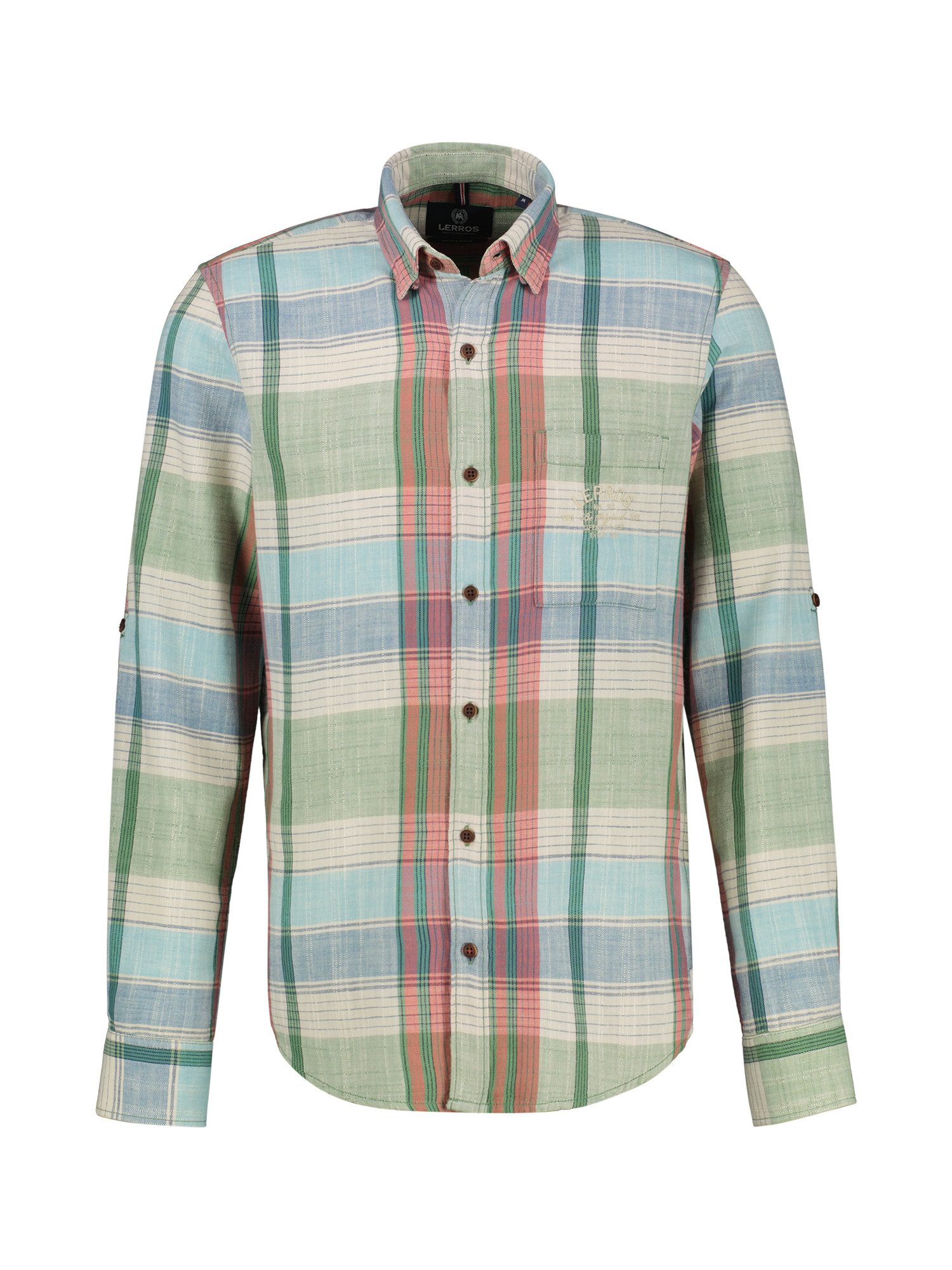 LERROS Karohemd LERROS Kariertes Herrenhemd