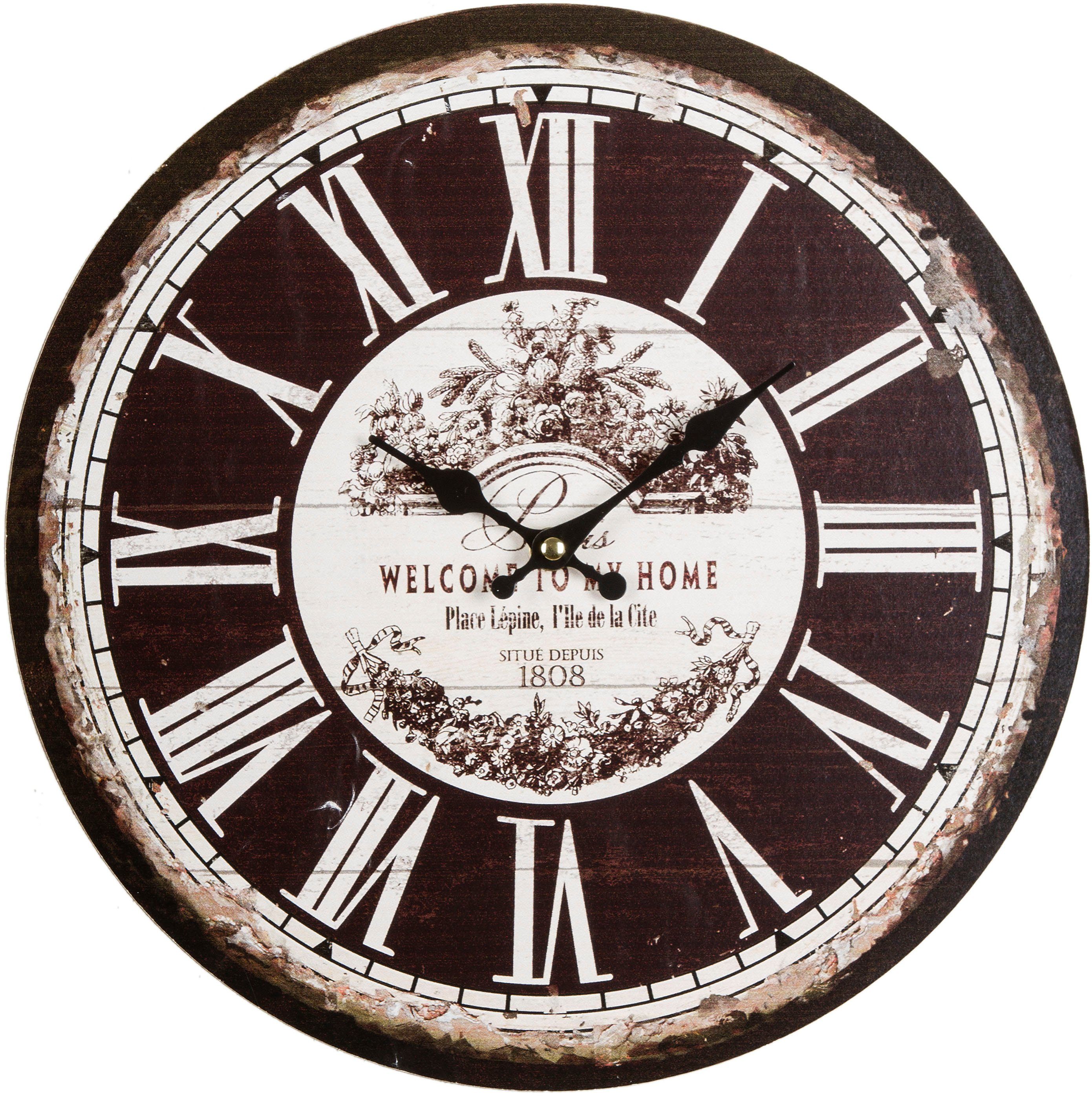 Myflair Möbel & Accessoires Wanduhr "Welcome" günstig online kaufen