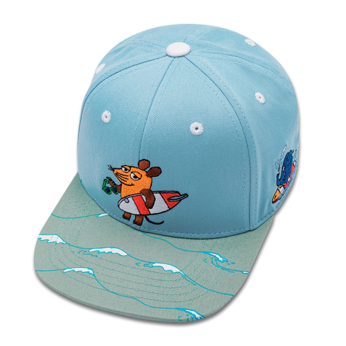 koaa Snapback Cap koaa Die Maus "Surfer" – Snapback Cap (Basecap, Snapback Cap)