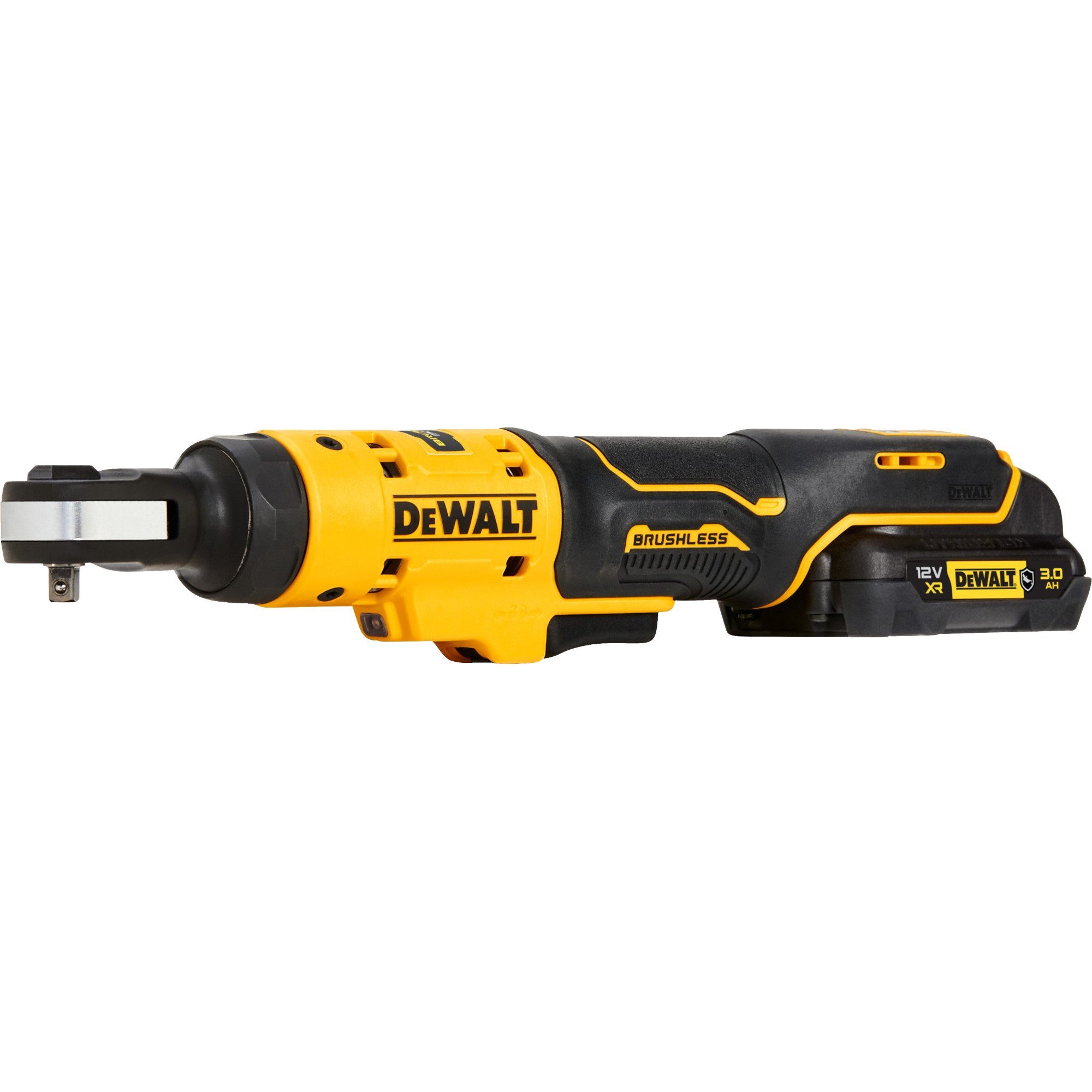 DeWalt Akku-Bohrschrauber DEWALT Akku-Ratsche DCF504L1G, 1/4", 12Volt, (XR Li-Ionen-Akku 3,0Ah)