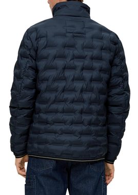 s.Oliver Allwetterjacke Jacke mit Reißverschlusstaschen Logo