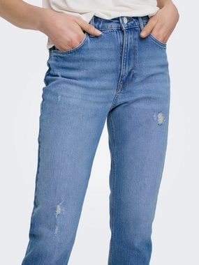ONLY Regular-fit-Jeans Straight-Fit Gürtelschlaufen