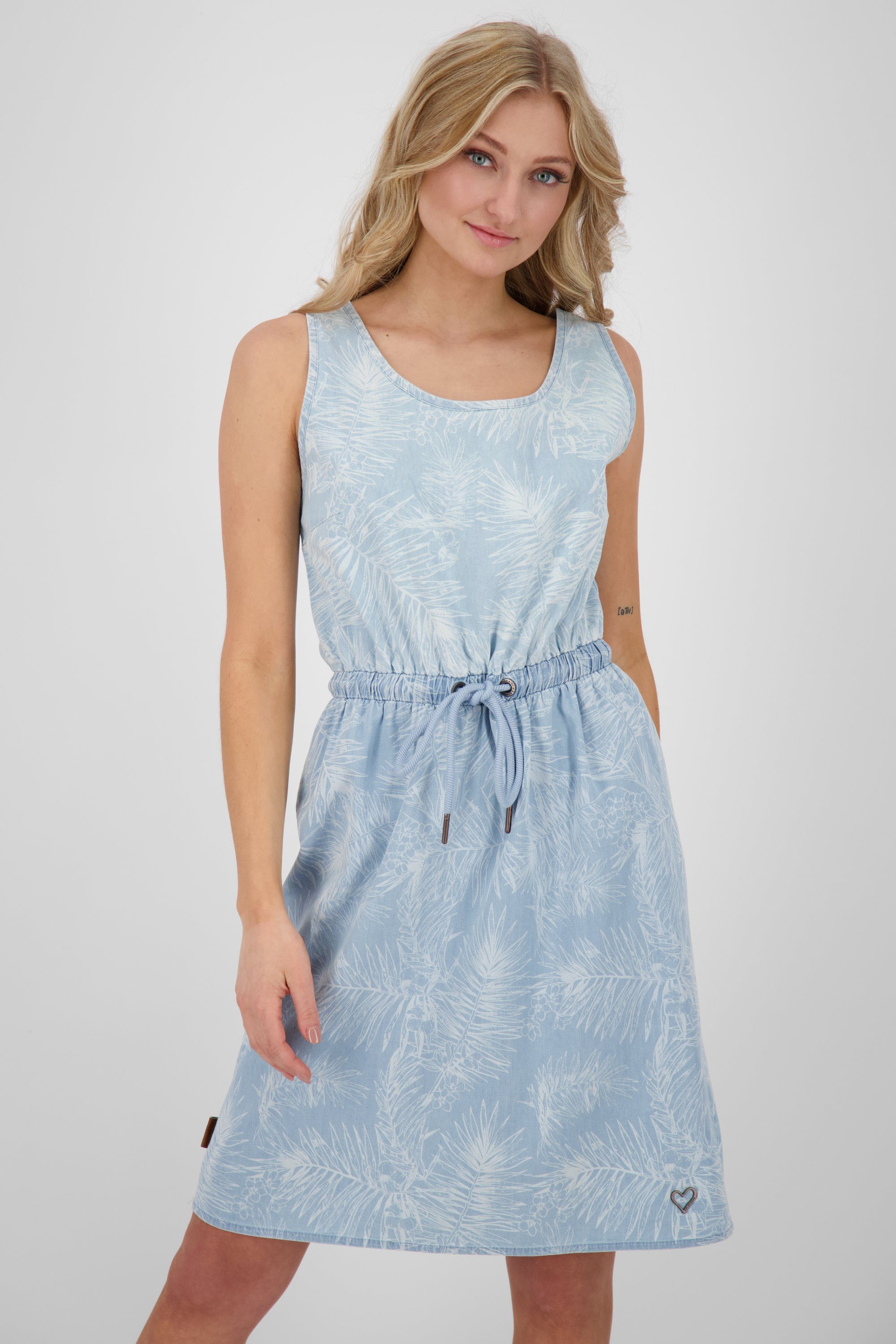 Kickin light Damen Kleid Dress Jerseykleid denim Sommerkleid, & DojaAK Alife