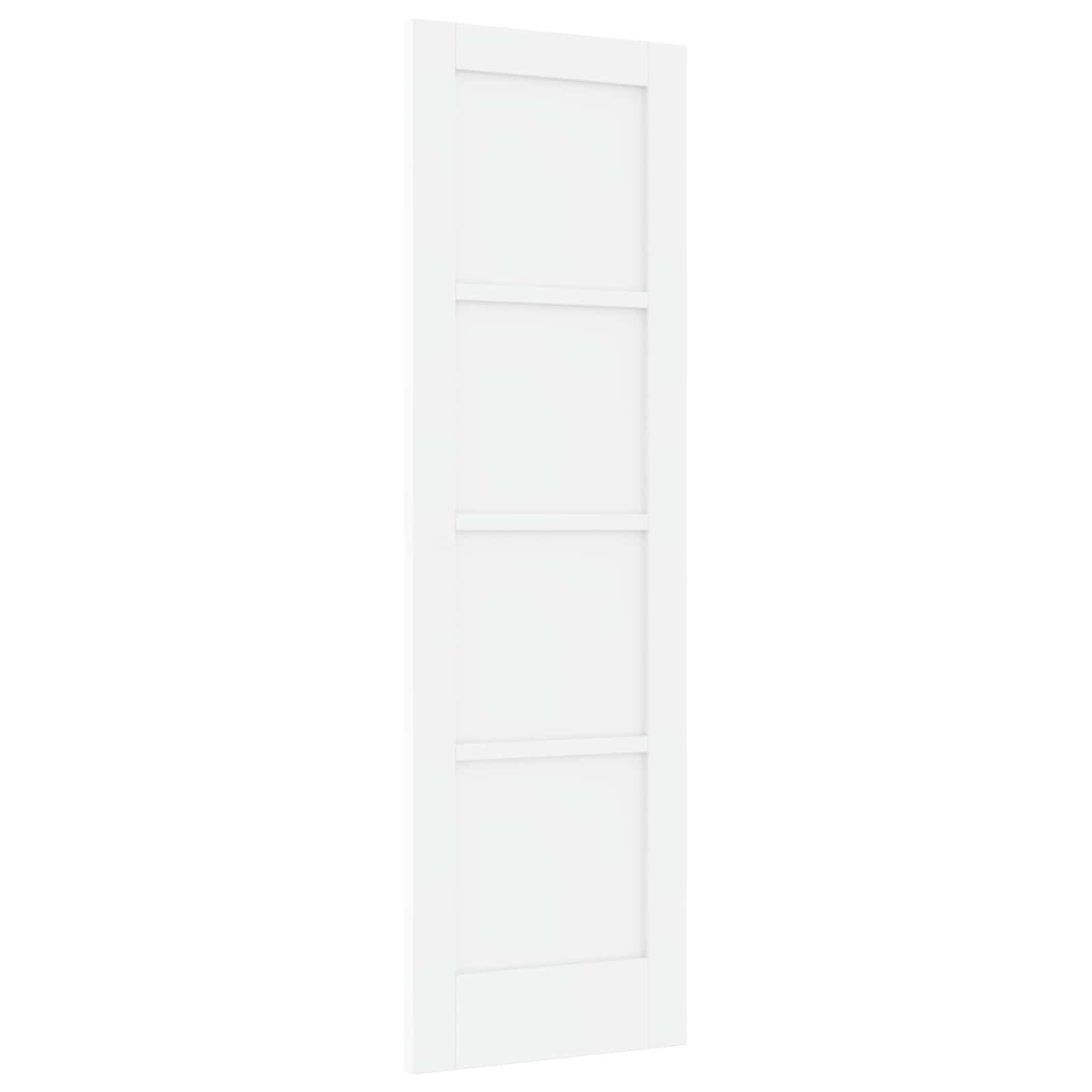 vidaXL Haustür Interior Tür 61 x 198,5 cm Sperrholz Weiß (1-St)