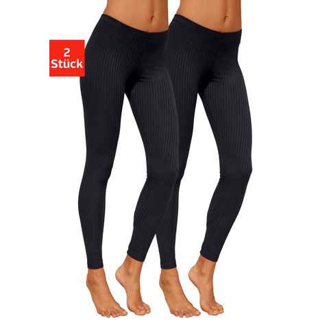 Vivance Leggings (2er-Pack) im Doppelpack