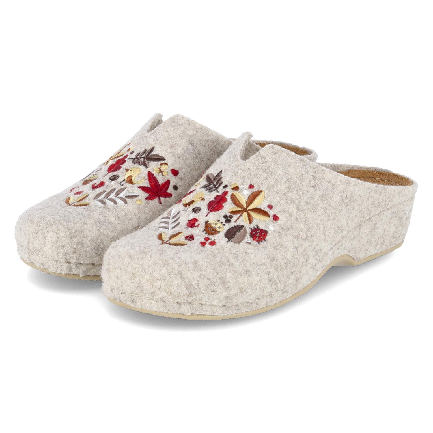 Kaerlek Kaerlek 2251-952 Lt.beige Damen Filz beige Pantolette
