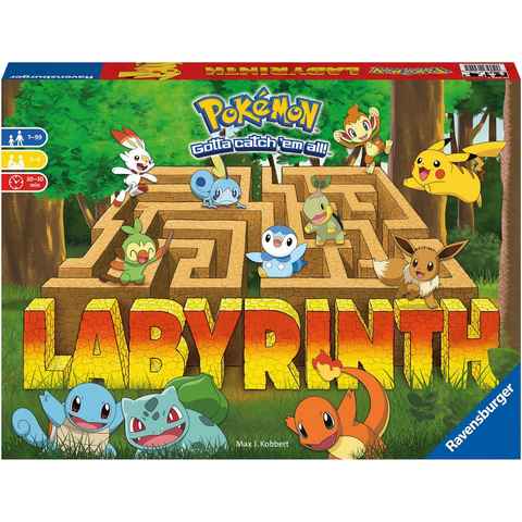 Ravensburger Spiel, Familienspiel Pokémon Labyrinth, FSC® - schützt Wald - weltweit; Made in Europe