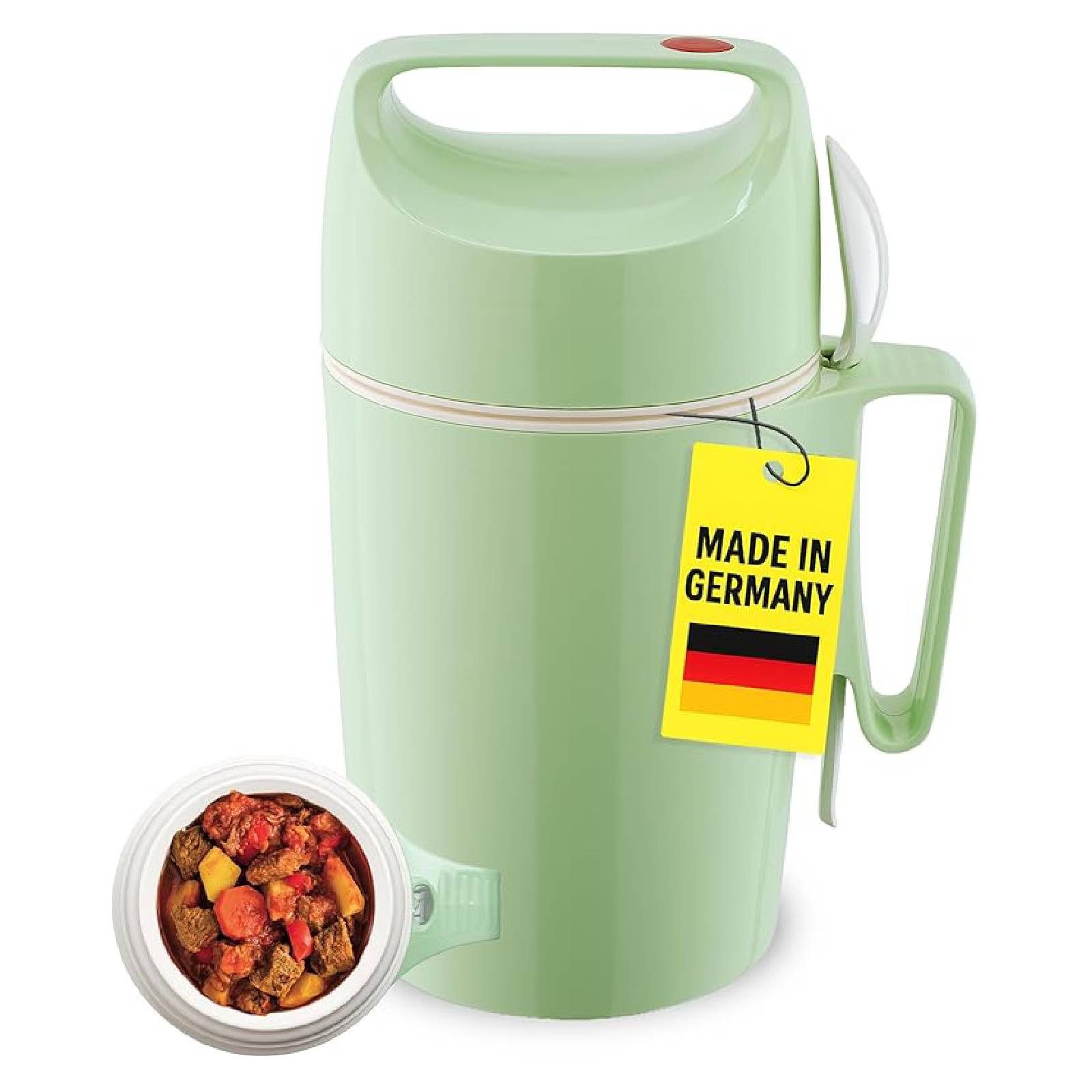 ROTPUNKT Isolierkanne DIRK 850, 0.85 l, isolierend, BPA-frei, phthalatfrei, inklusive Löffel