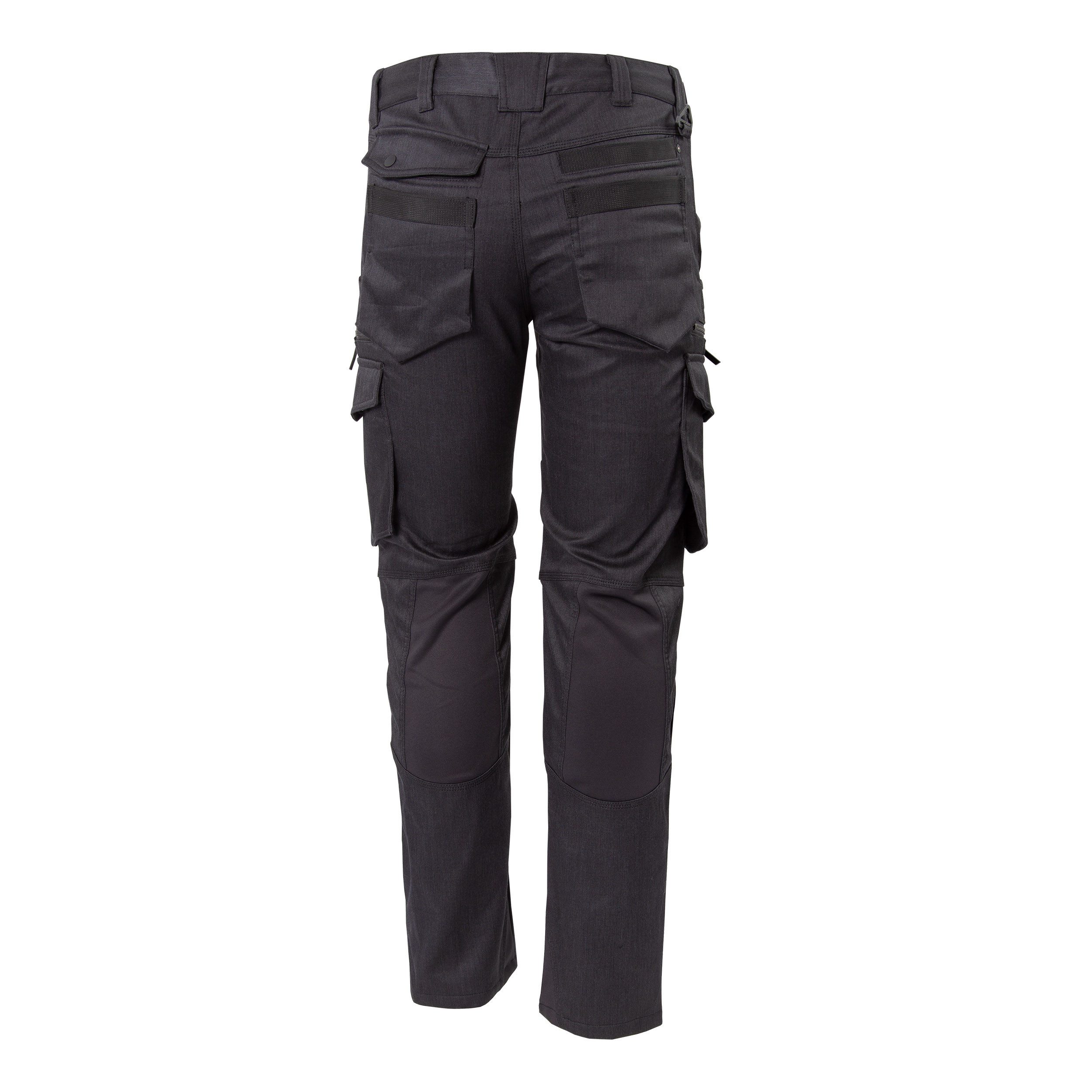 Qualitex Workwear Arbeitsbundhose gefütterte Werkstatthose mit Stretcheinsatz - Cordura faserverstätkt (1-tlg) Winter-Bundhose - 5 Tasche - Strapazierfähig - Pflegeleicht - Waschbar