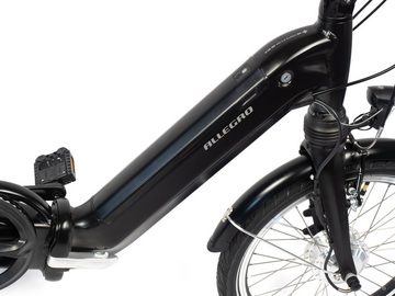ALLEGRO E-Bike Andi 3 Plus 374, 3 Gang Shimano Nexus Schaltwerk, Nabenschaltung, Frontmotor, 374 Wh Akku, Pedelec, Elektrofahrrad für Damen u. Herren, Faltrad