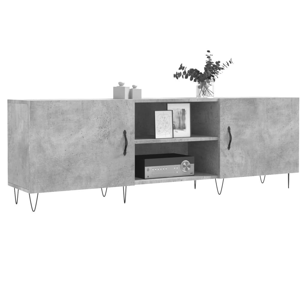 furnicato TV-Schrank Betongrau 150x30x50 cm Holzwerkstoff