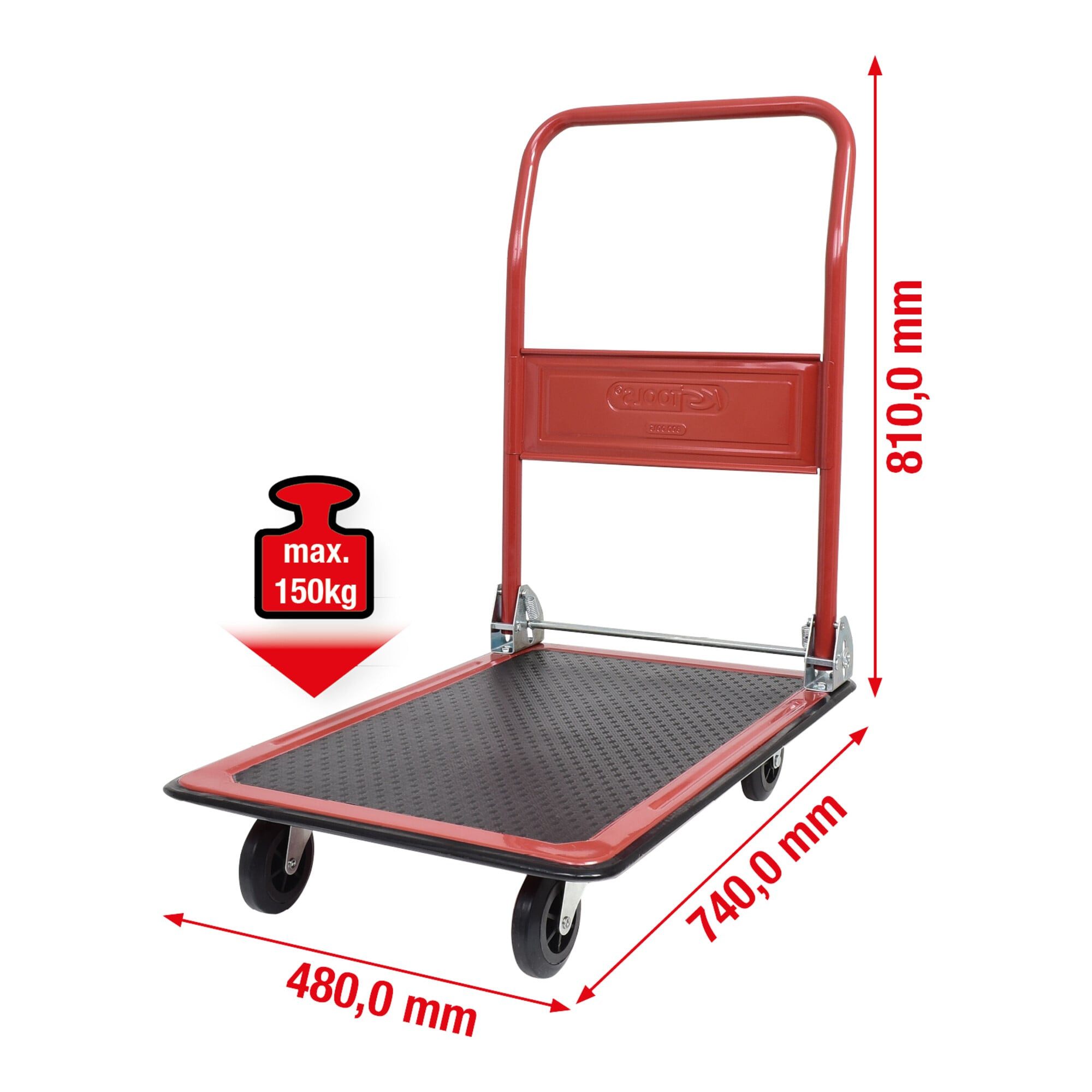 KS Tools Transportwagen KS Tools Plattformwagen für Lager und Werkstatt, 150kg