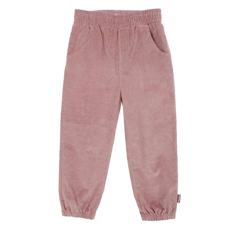 MAXIMO Cordhose Stretch-Cord, Gummizug am Bund und Beinabschlüssen, Seitentaschen