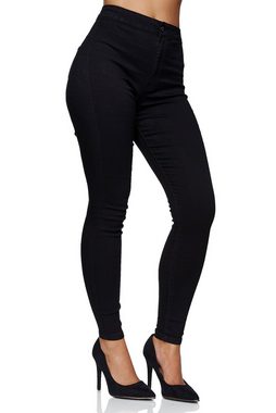 Elara High-waist-Jeans Elara Damen Jeans High Waist Slim Fit (1-tlg)