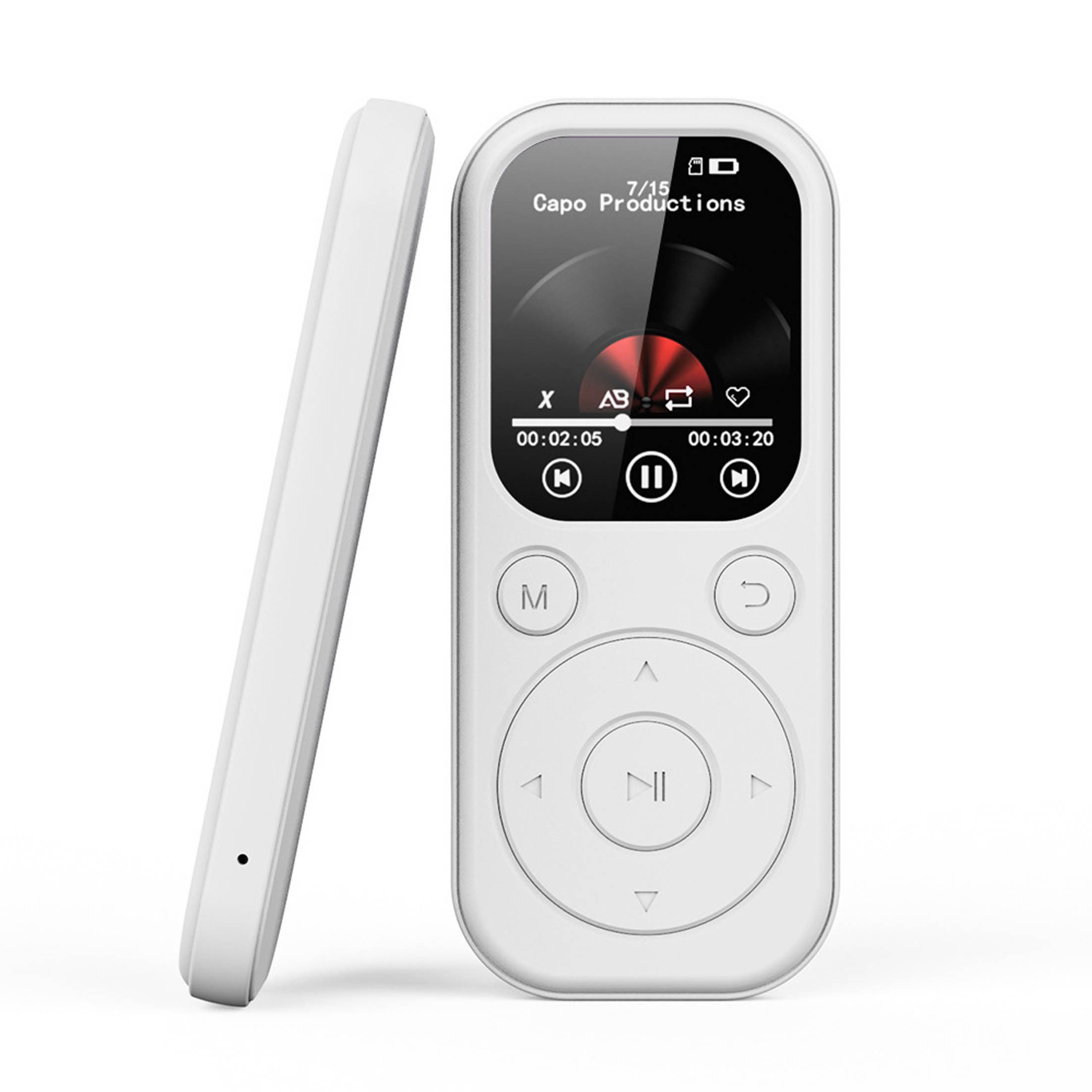 KINSI Bluetooth 5.4 MP3 MP4 Player mit 32GB Speicherkarte, IPS Display MP3-Player (FM-Empfang, E-Books, 7 integrierte EQ-Effekte)