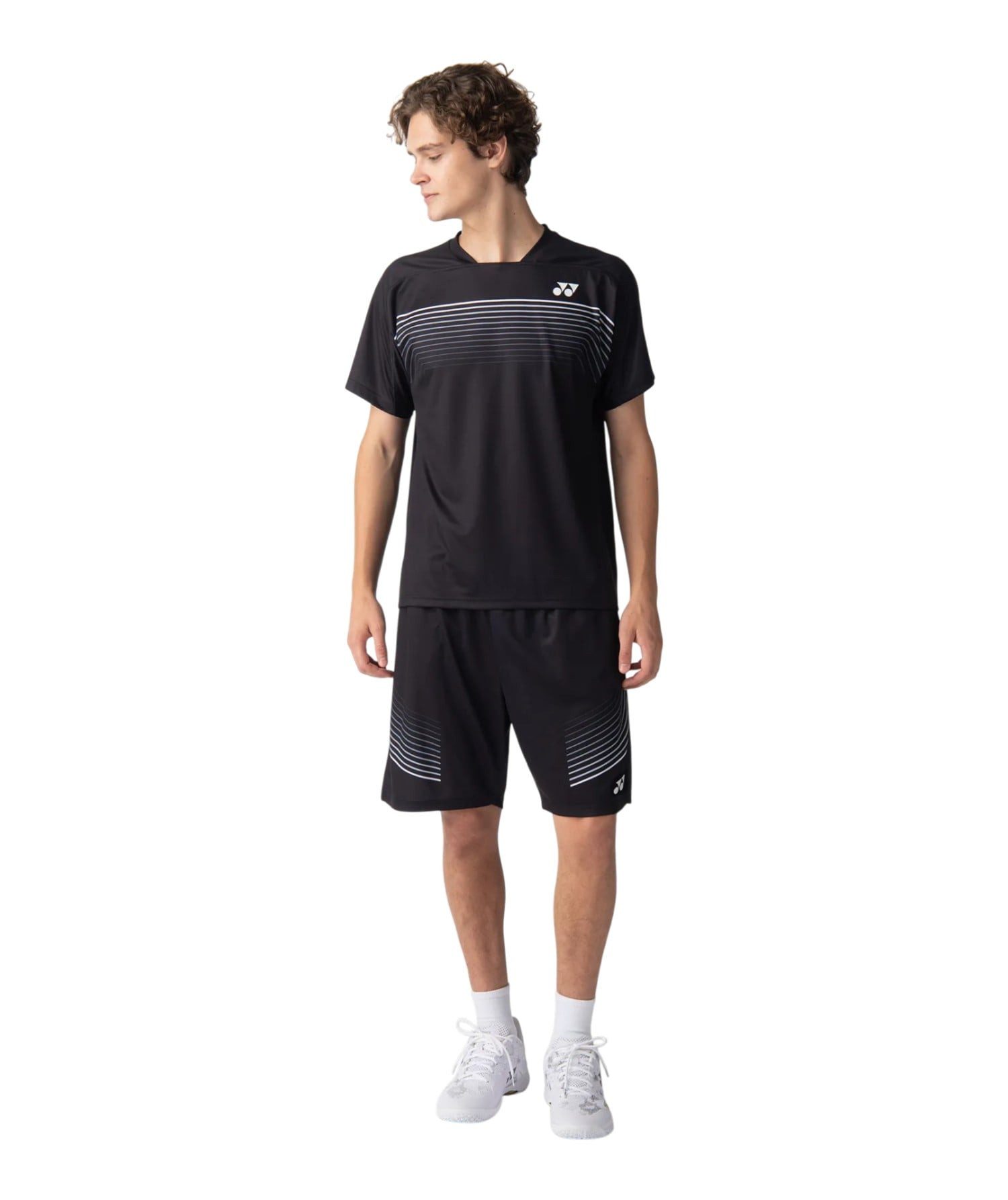 Yonex T-Shirt Practice 10727 (100% Polyester) 2026 schwarz Herren