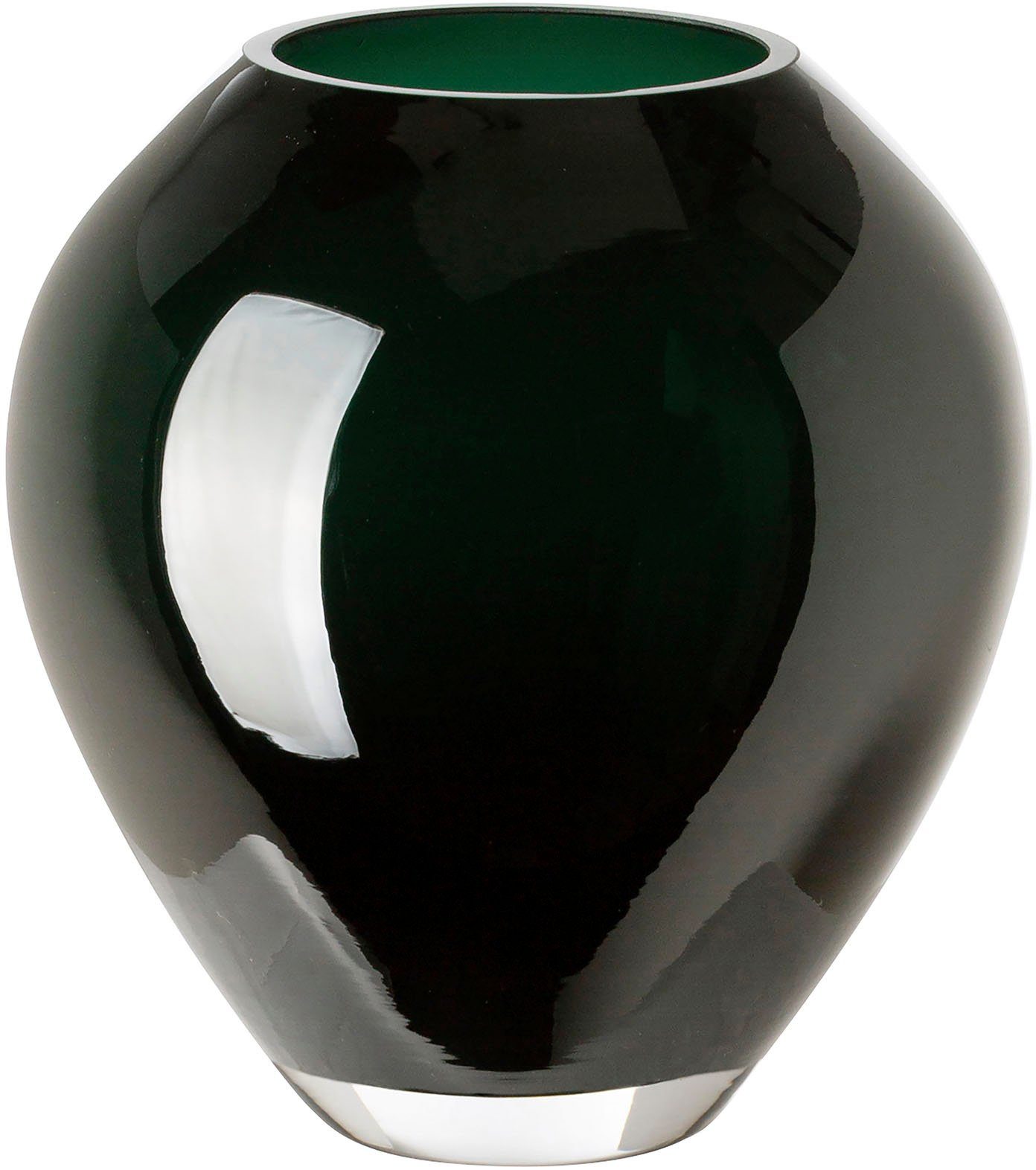 cm, Fink Dekorative aus LIVIA mundgeblasen, (1 Höhe 18 St), durchgefärbtem Glas, Glas ca. Tischvase aus durchgefärbt Vase