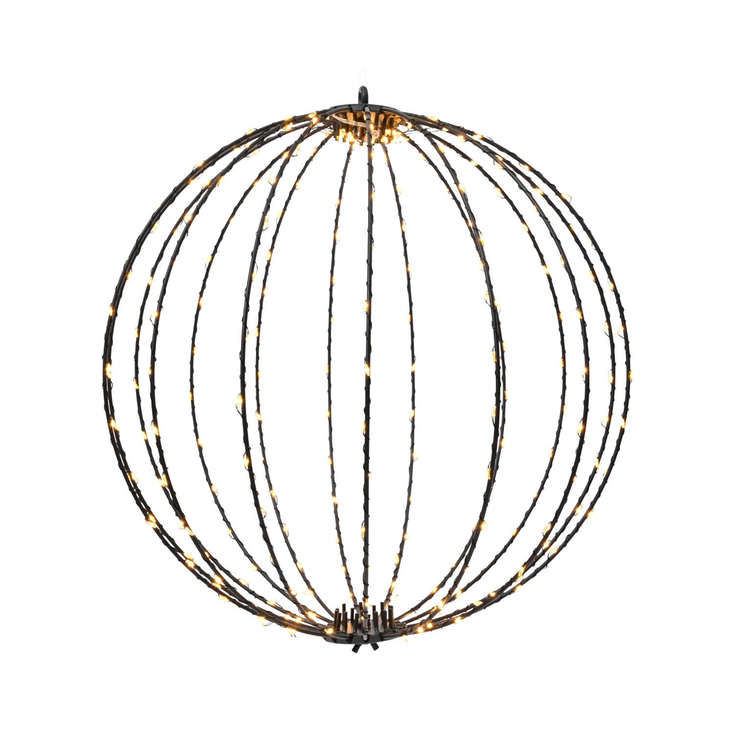 MARELIDA LED Kugelleuchte Drahtkugel Leuchtkugel faltbar günstig online kaufen