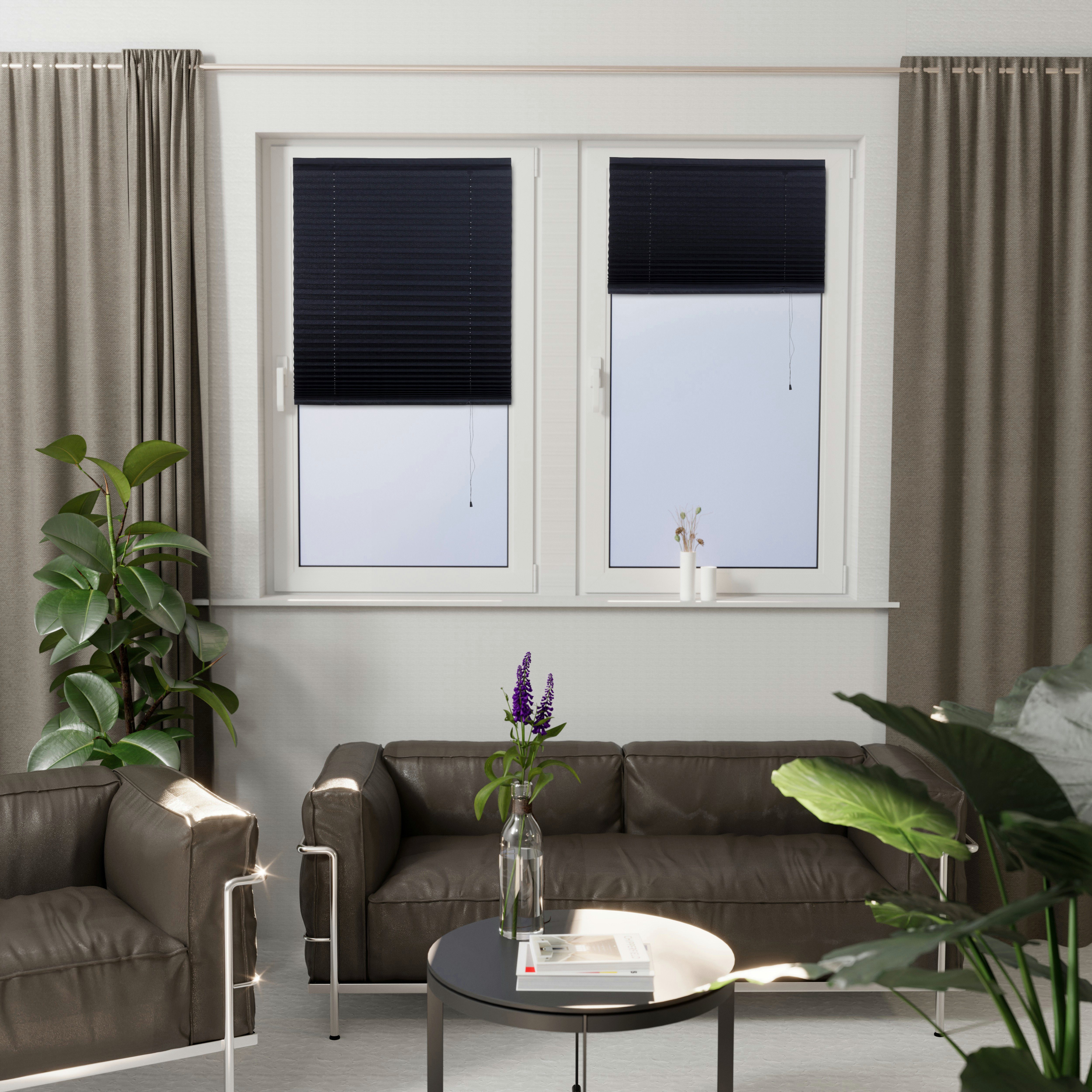 K-HOME Klebe-Plissee COMO, K-HOME, Lichtschutz, freihängend, günstig online kaufen