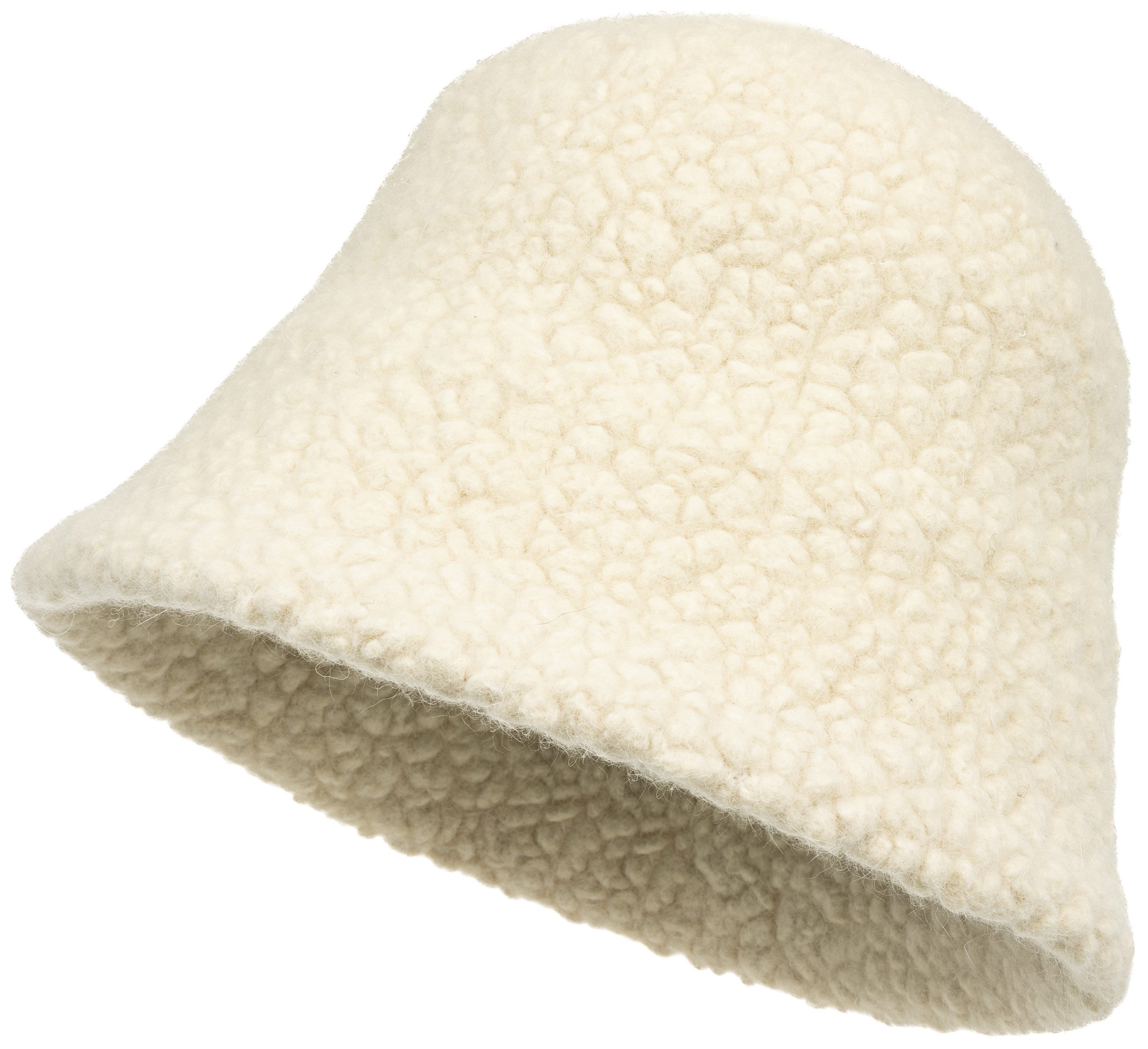 Caspar Fischerhut HT028 warmer Bucket Hat Teddyfell Optik Winter günstig online kaufen