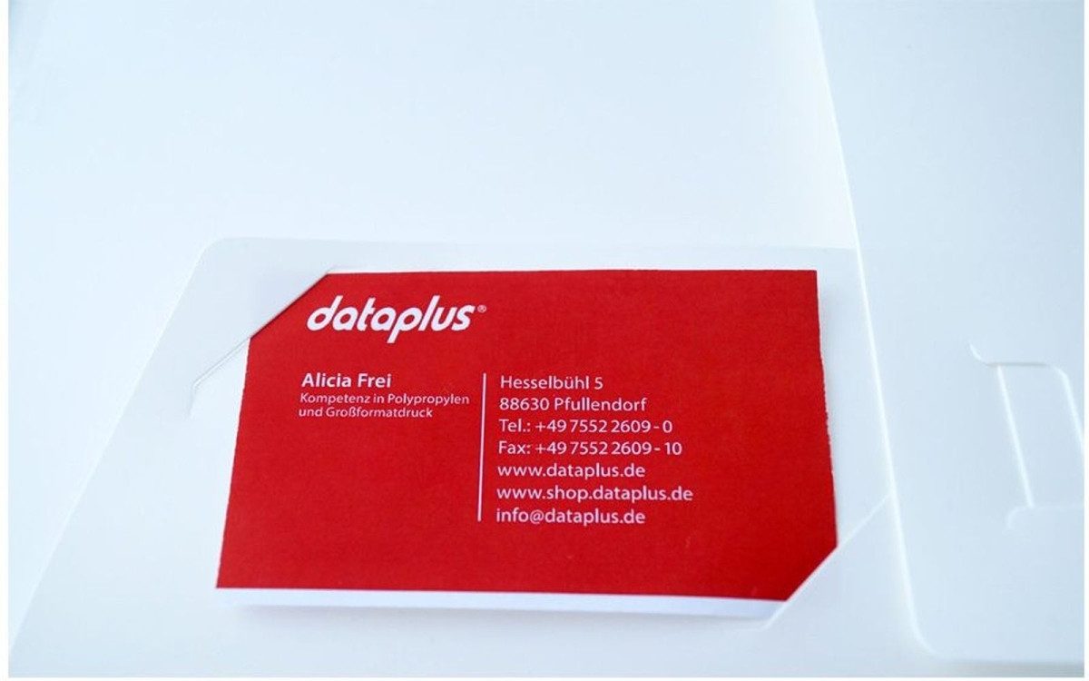 DATAPLUS Hefter Schnellhefter-Mappe A4 mit A4-Tasche natur-transparent