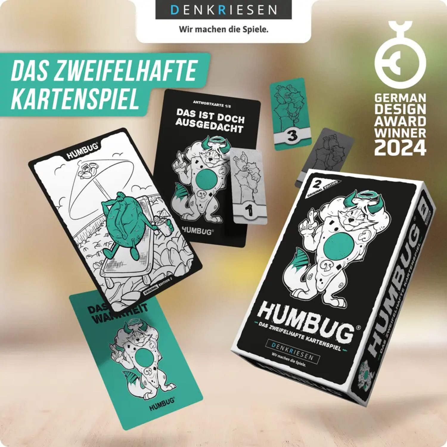 Denkriesen Spiel DENKRIESEN - HUMBUG® Original Edition Nr. 2 - Das zweifelhafte...