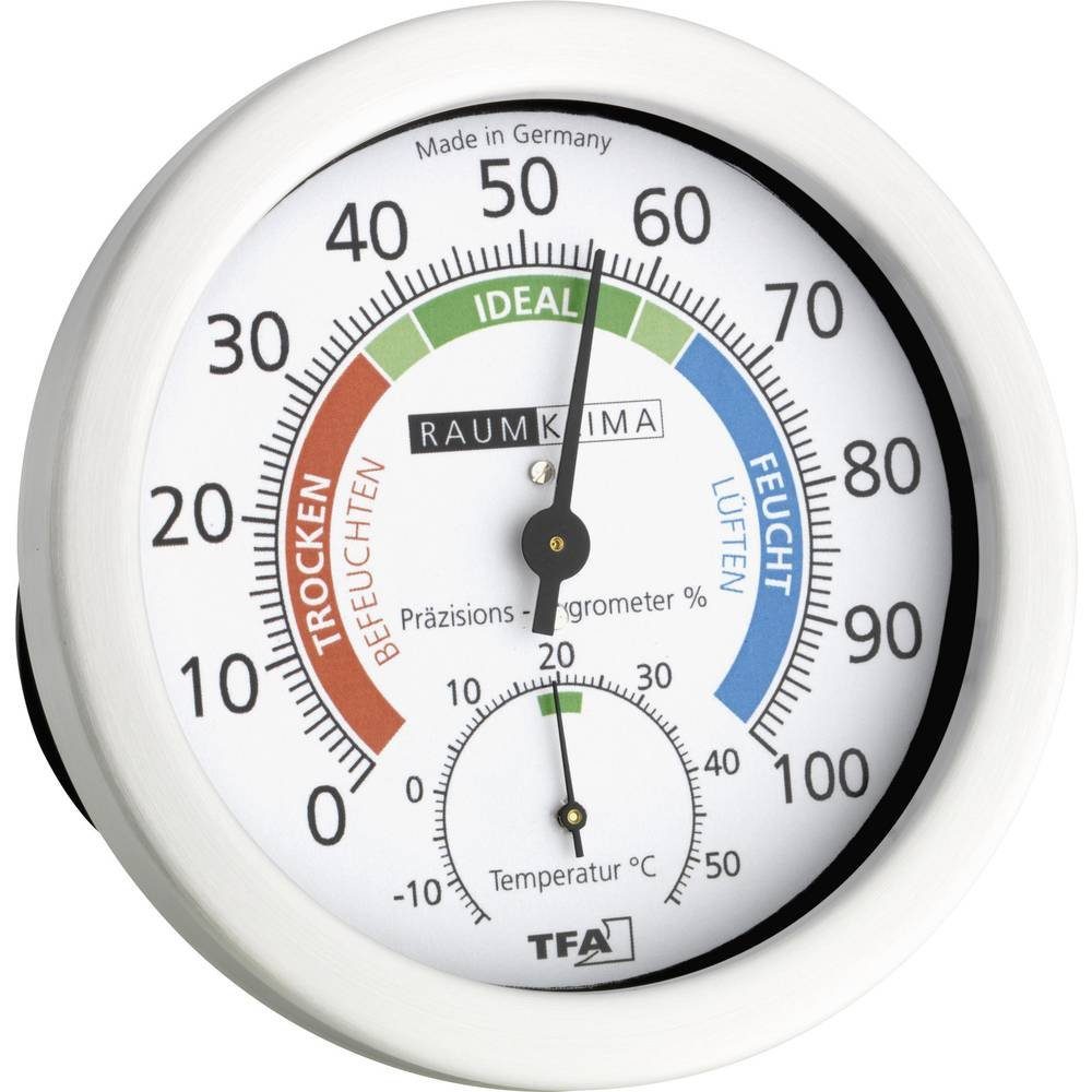 TFA Dostmann Hygrometer Thermo/Hygrometer, Für Tischaufstellung oder