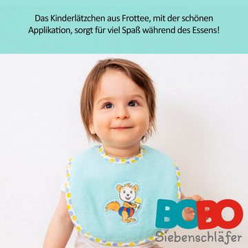 Smithy Lätzchen Babylatz mit Bobo Siebenschläfer, (1-St), made in Europe