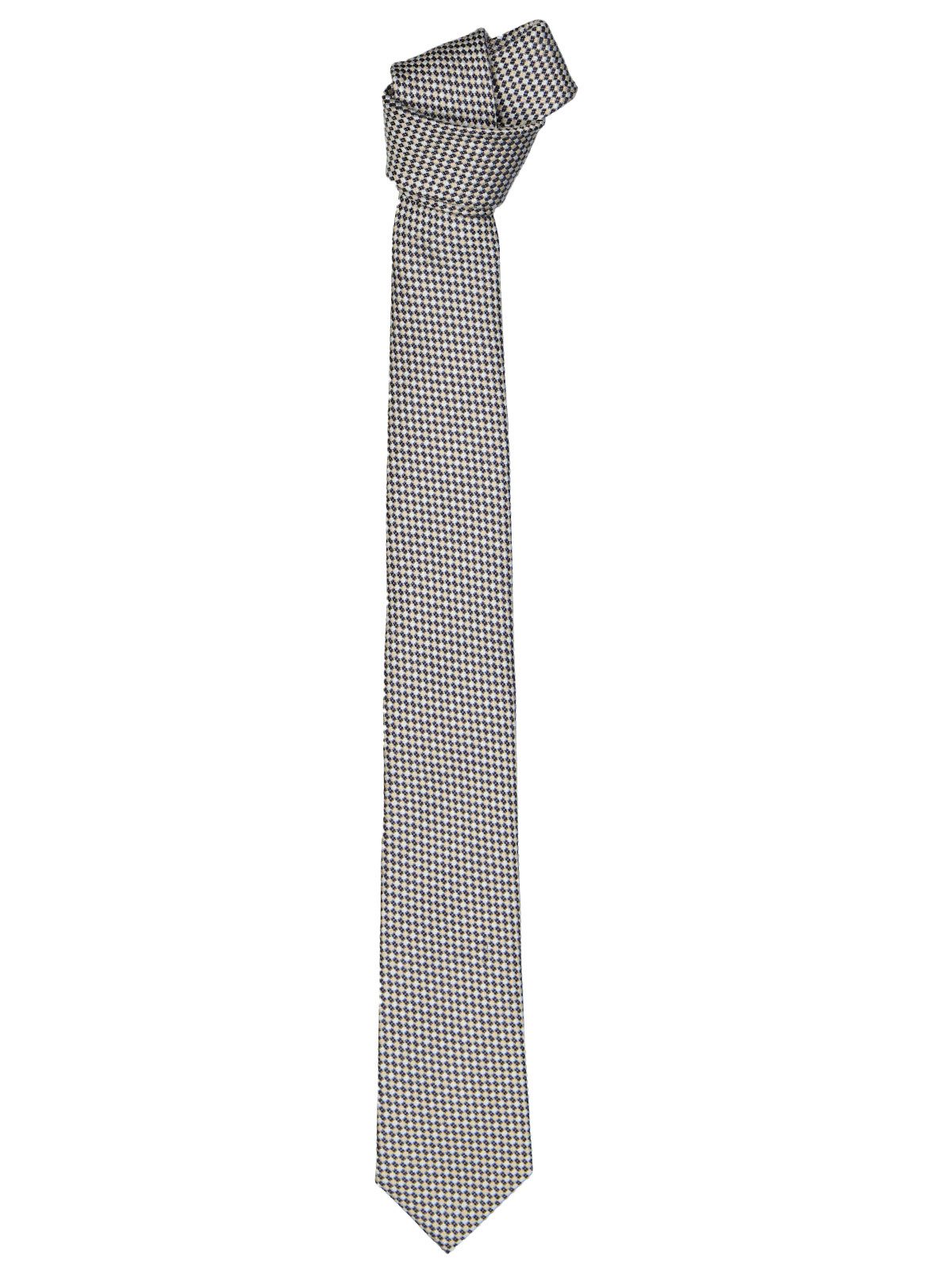 Krawatte Herren Krawatte strukturiert, Beige